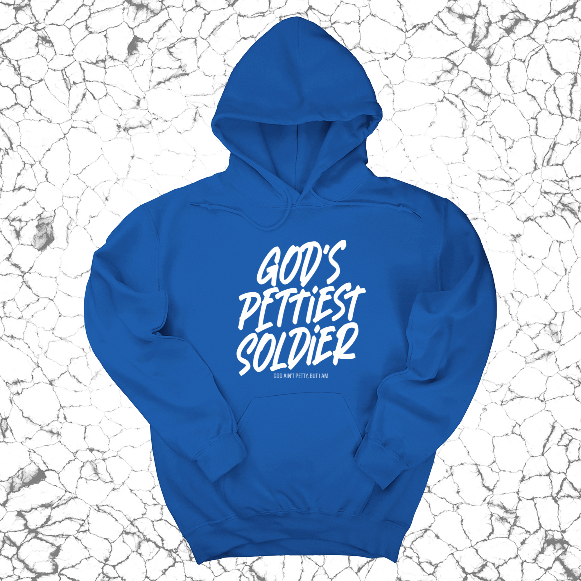 God's Pettiest Soldier Unisex Hoodie-Hoodie-The Original God Ain't Petty But I Am