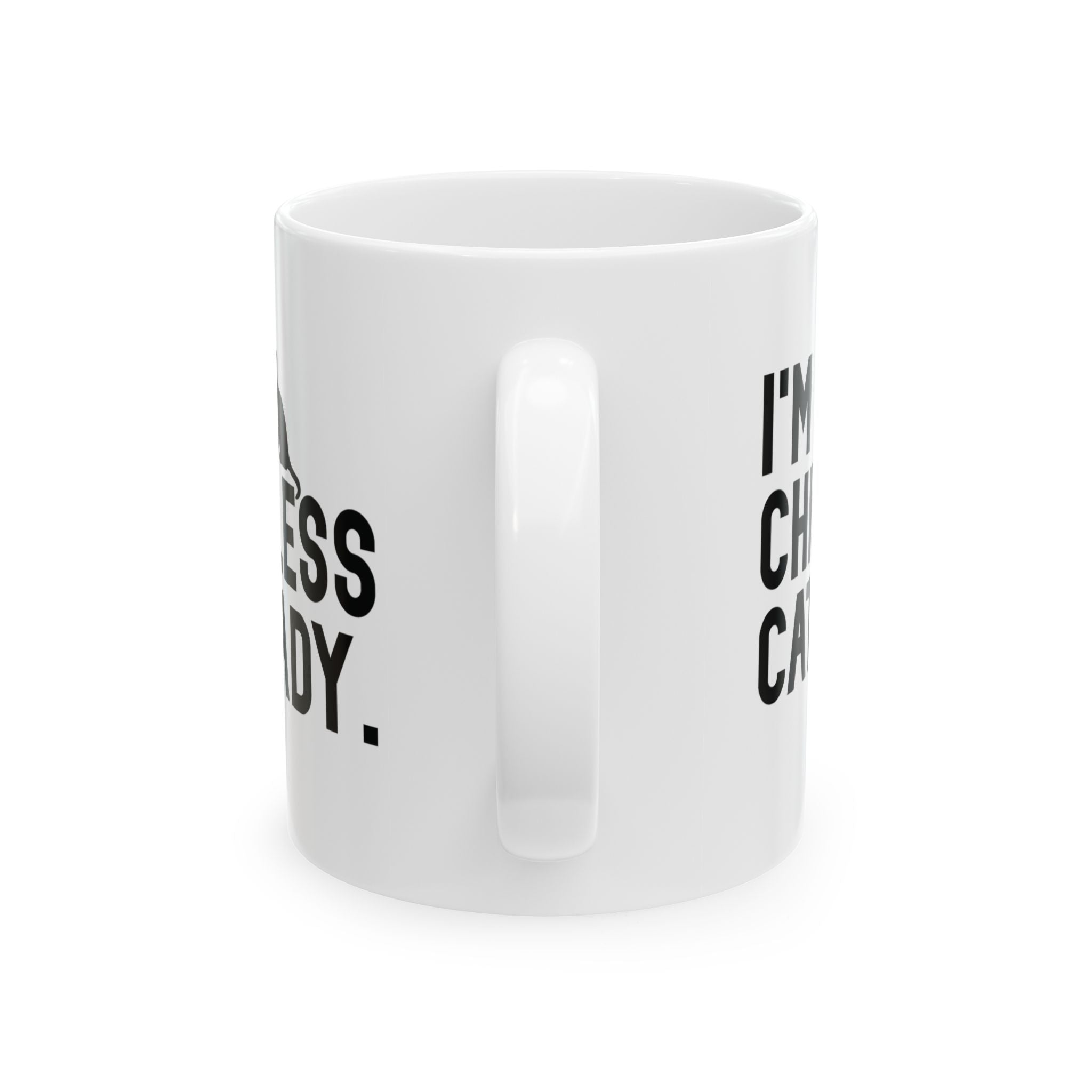 I'm a Childless Cat Lady Mug 11oz (White & Black)-Mug-The Original God Ain't Petty But I Am