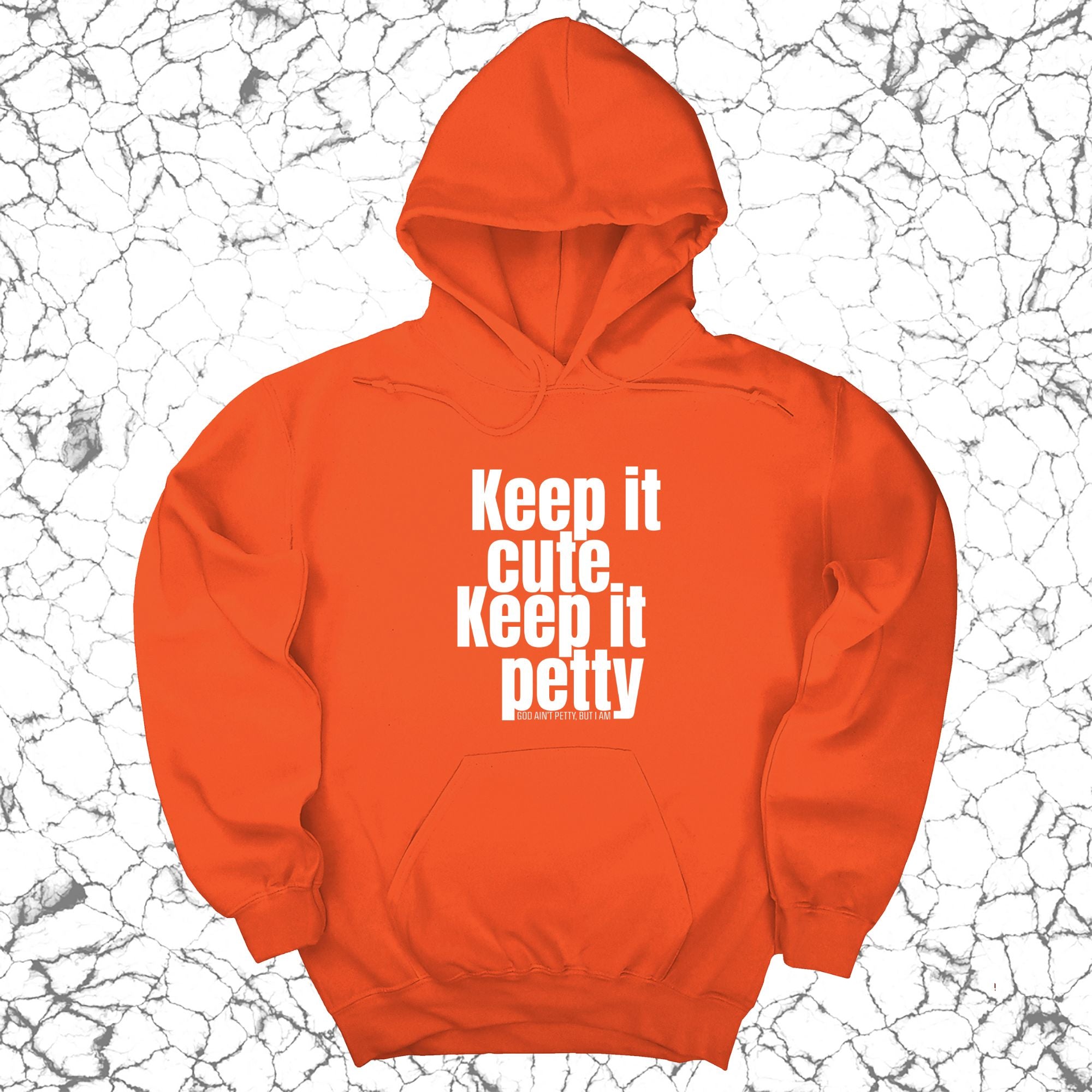 Keep It Cute, Keep It Petty Unisex Hoodie-Hoodie-The Original God Ain't Petty But I Am