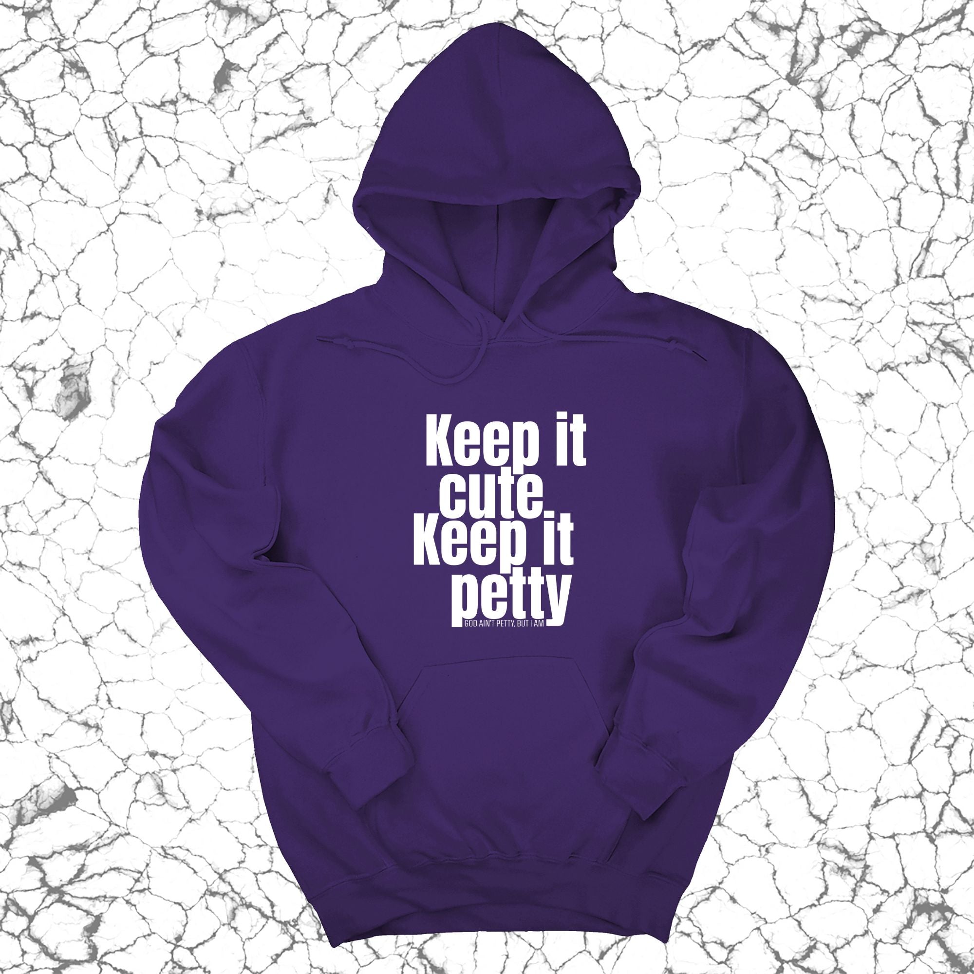 Keep It Cute, Keep It Petty Unisex Hoodie-Hoodie-The Original God Ain't Petty But I Am