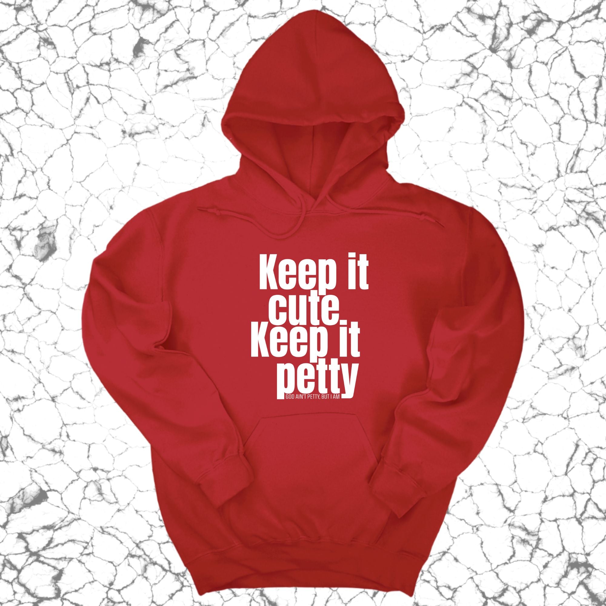 Keep It Cute, Keep It Petty Unisex Hoodie-Hoodie-The Original God Ain't Petty But I Am