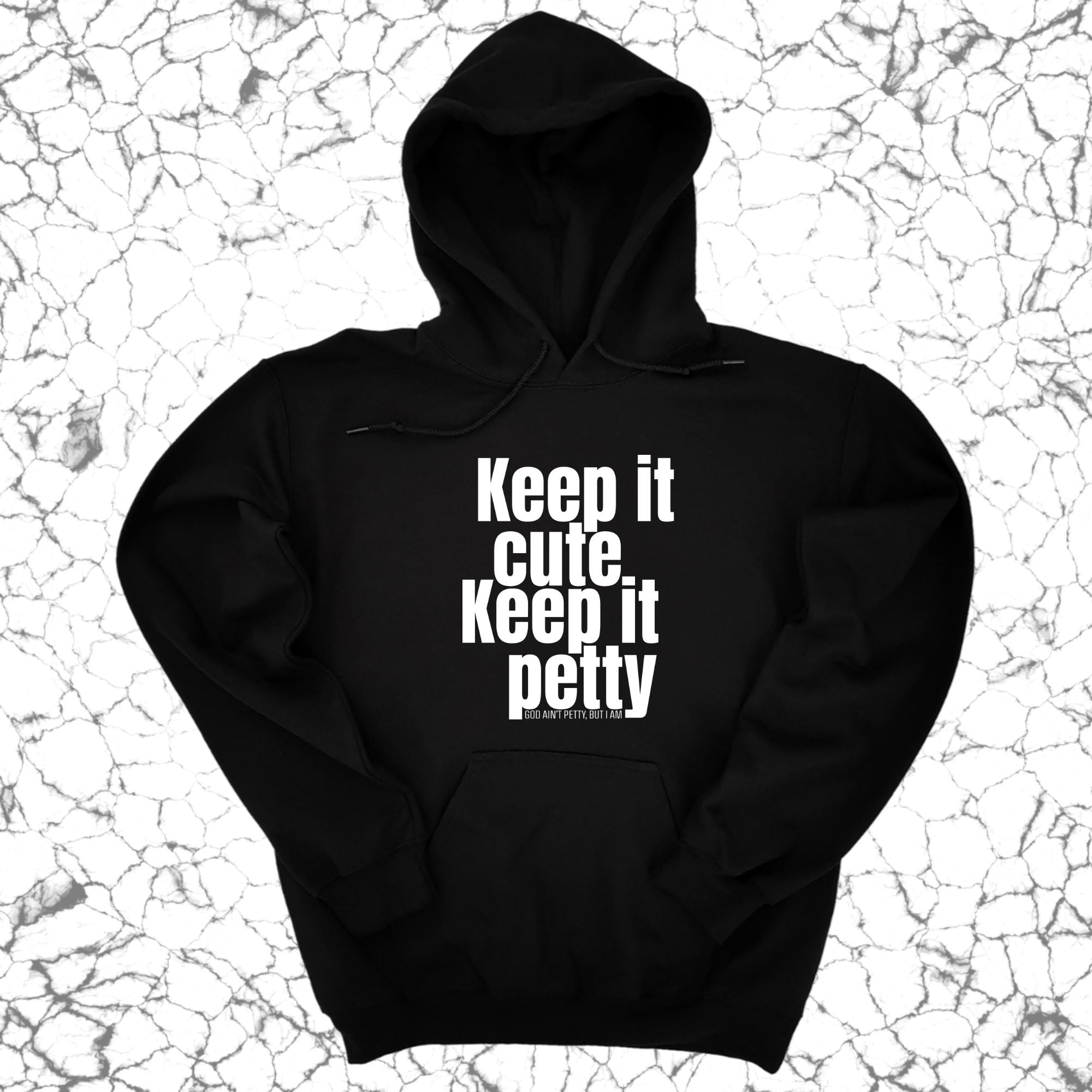 Keep It Cute, Keep It Petty Unisex Hoodie-Hoodie-The Original God Ain't Petty But I Am