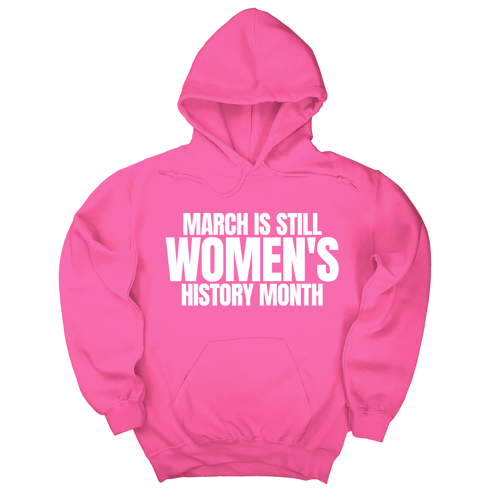 March is still Women's History Month Unisex Hoodie-Hoodie-The Original God Ain't Petty But I Am