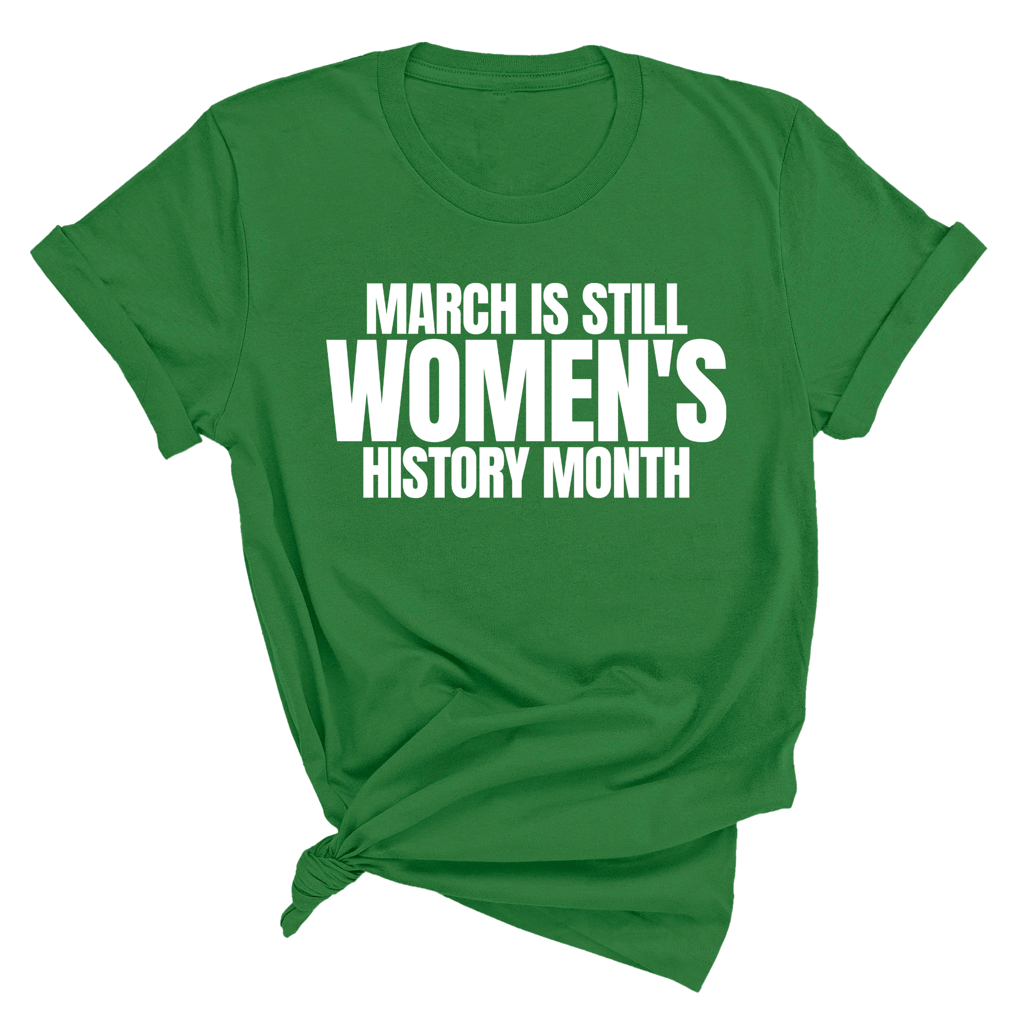 March is still Women's History Month Unisex Tee-T-Shirt-The Original God Ain't Petty But I Am