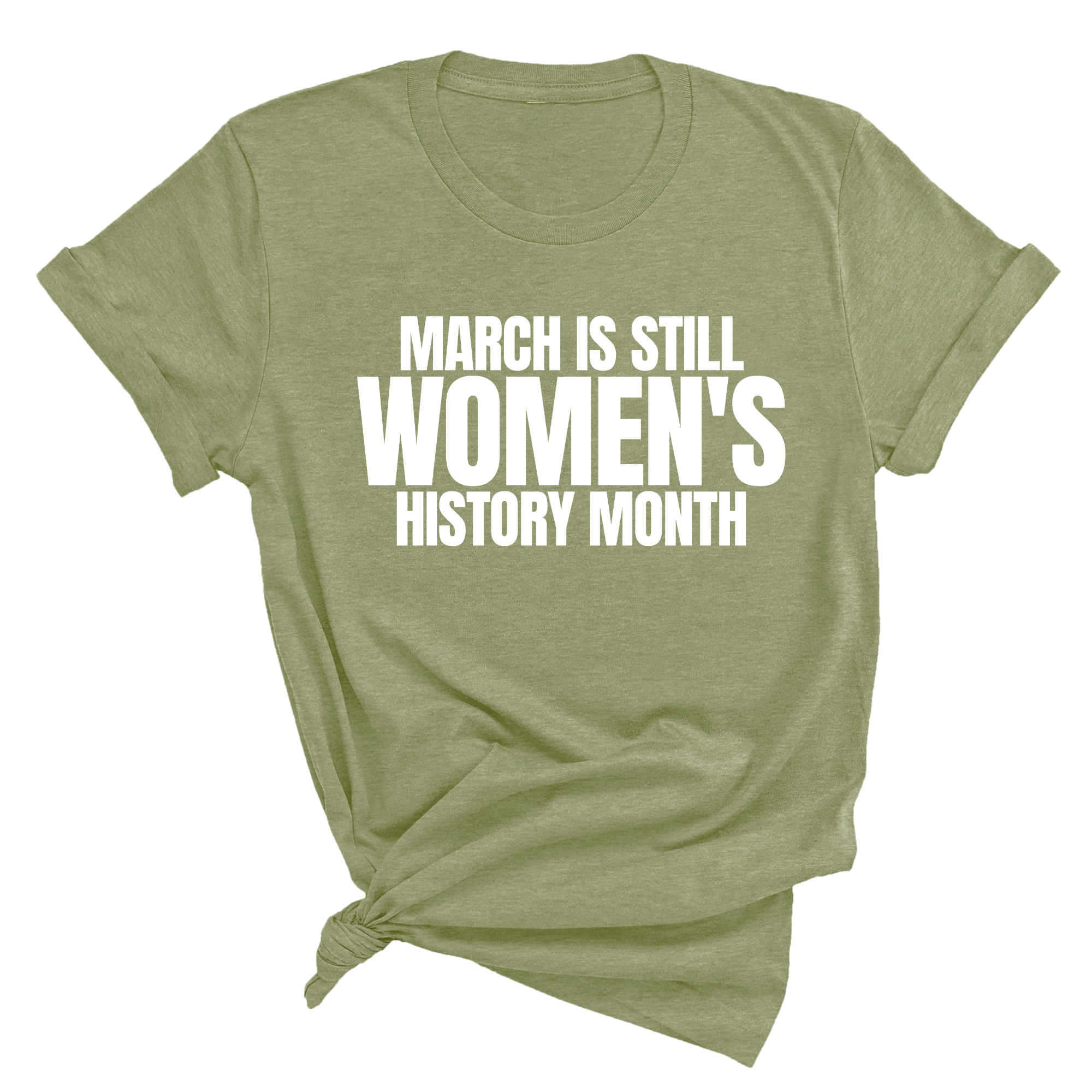 March is still Women's History Month Unisex Tee-T-Shirt-The Original God Ain't Petty But I Am