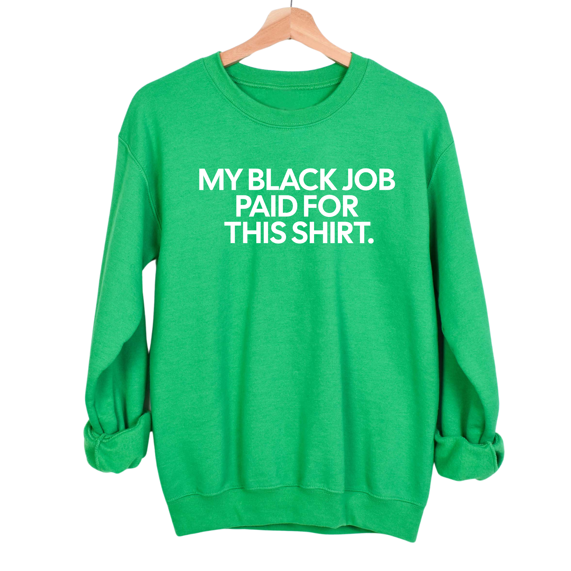 My Black Job is Voting Unisex Sweatshirt-Sweatshirt-The Original God Ain't Petty But I Am