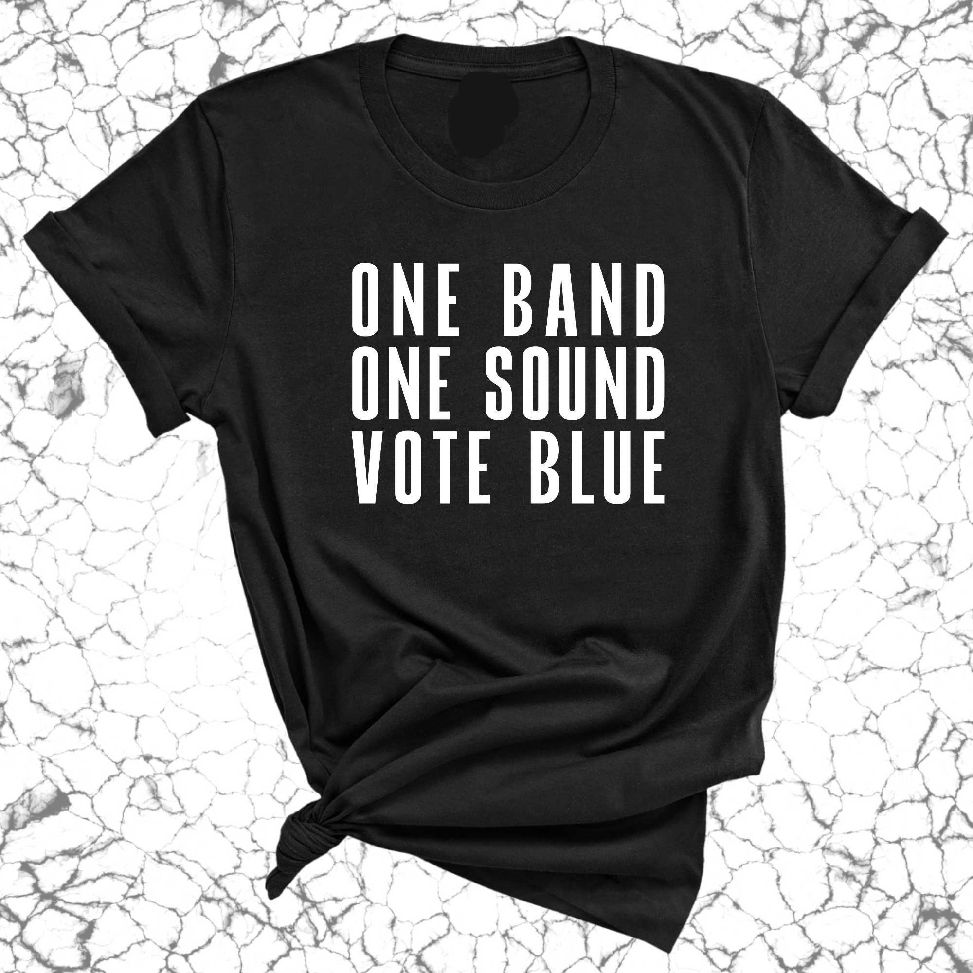 One Band One Sound Vote Blue (UNISEX FIT T-SHIRT)-T-Shirt-The Original God Ain't Petty But I Am