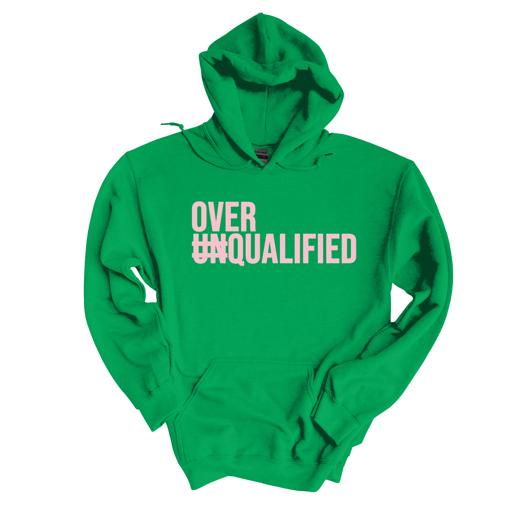 Over Qualified Unisex Hoodie-Hoodie-The Original God Ain't Petty But I Am