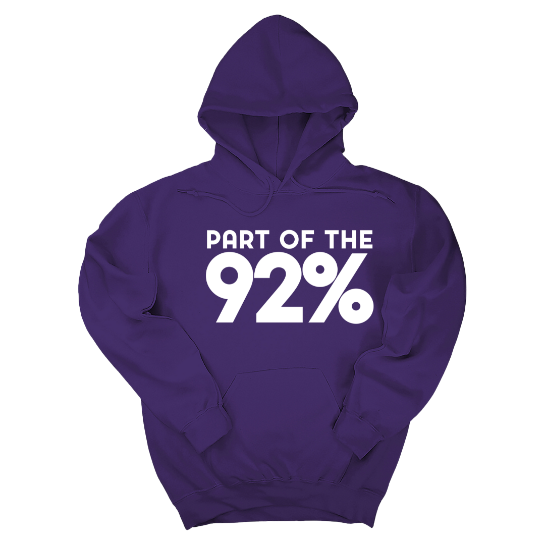 Part of the 92 Percent Unisex Hoodie-Hoodie-The Original God Ain't Petty But I Am