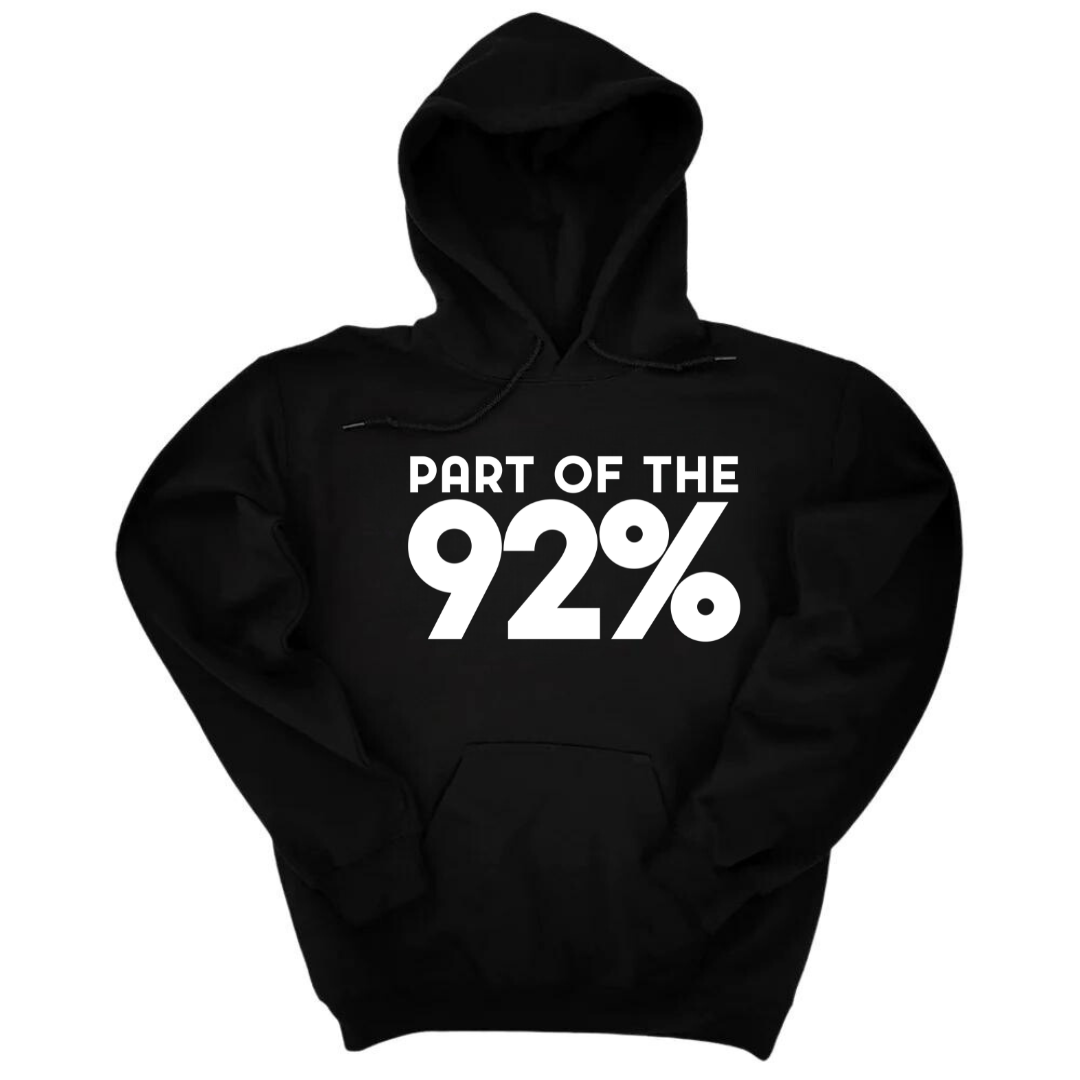 Part of the 92 Percent Unisex Hoodie-Hoodie-The Original God Ain't Petty But I Am