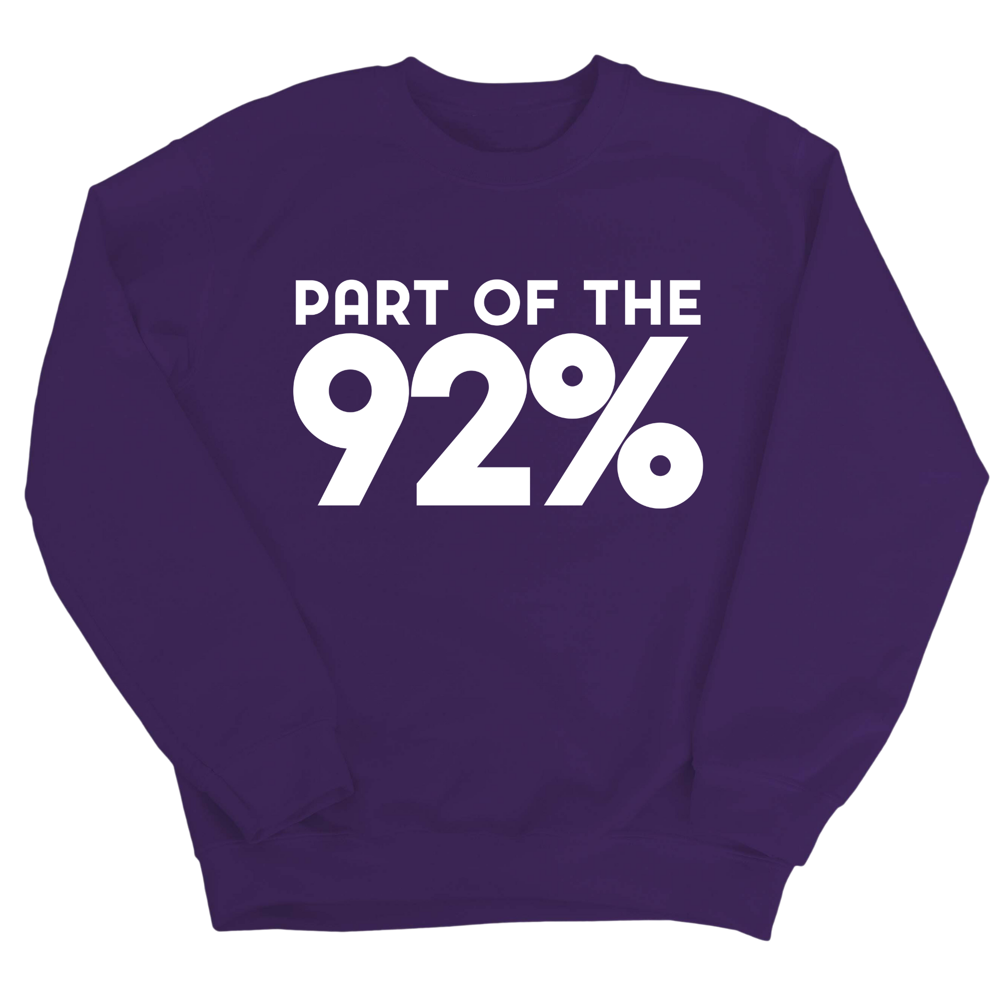 Part of the 92 Percent Unisex Sweatshirt-Sweatshirt-The Original God Ain't Petty But I Am