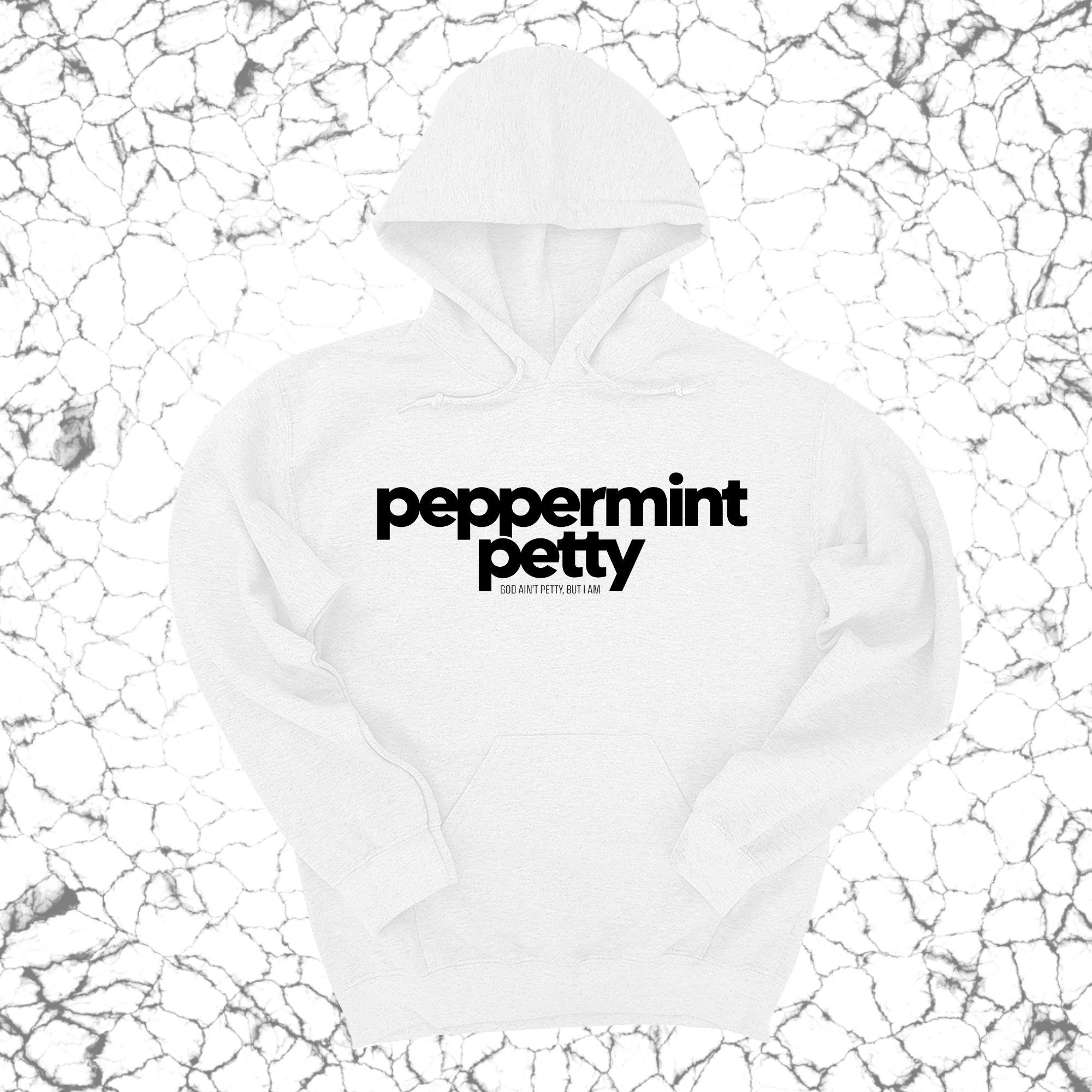 Peppermint Petty Unisex Hoodie-Hoodie-The Original God Ain't Petty But I Am