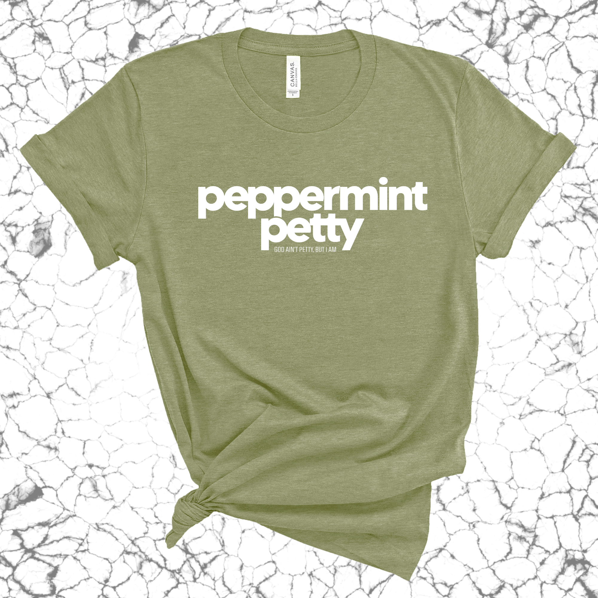 Peppermint Petty Unisex Tee-T-Shirt-The Original God Ain't Petty But I Am