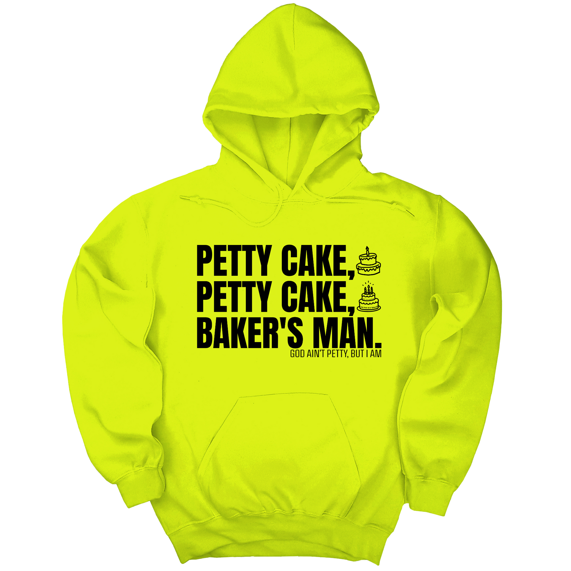 Petty Cake, Petty Cake, Baker's Man Unisex Hoodie-Hoodie-The Original God Ain't Petty But I Am