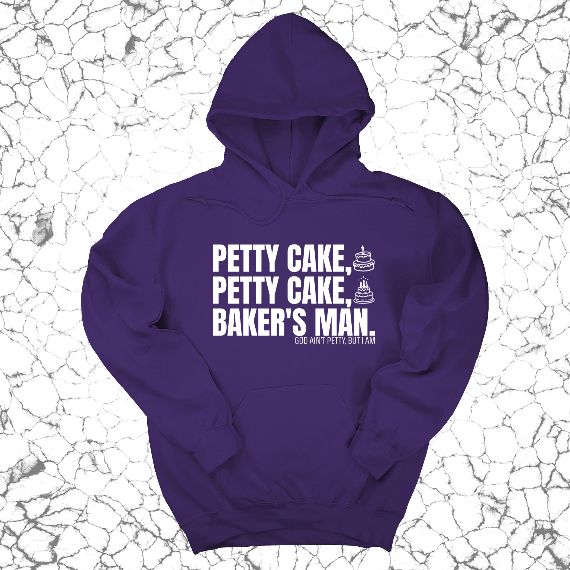 Petty Cake, Petty Cake, Baker's Man Unisex Hoodie-Hoodie-The Original God Ain't Petty But I Am