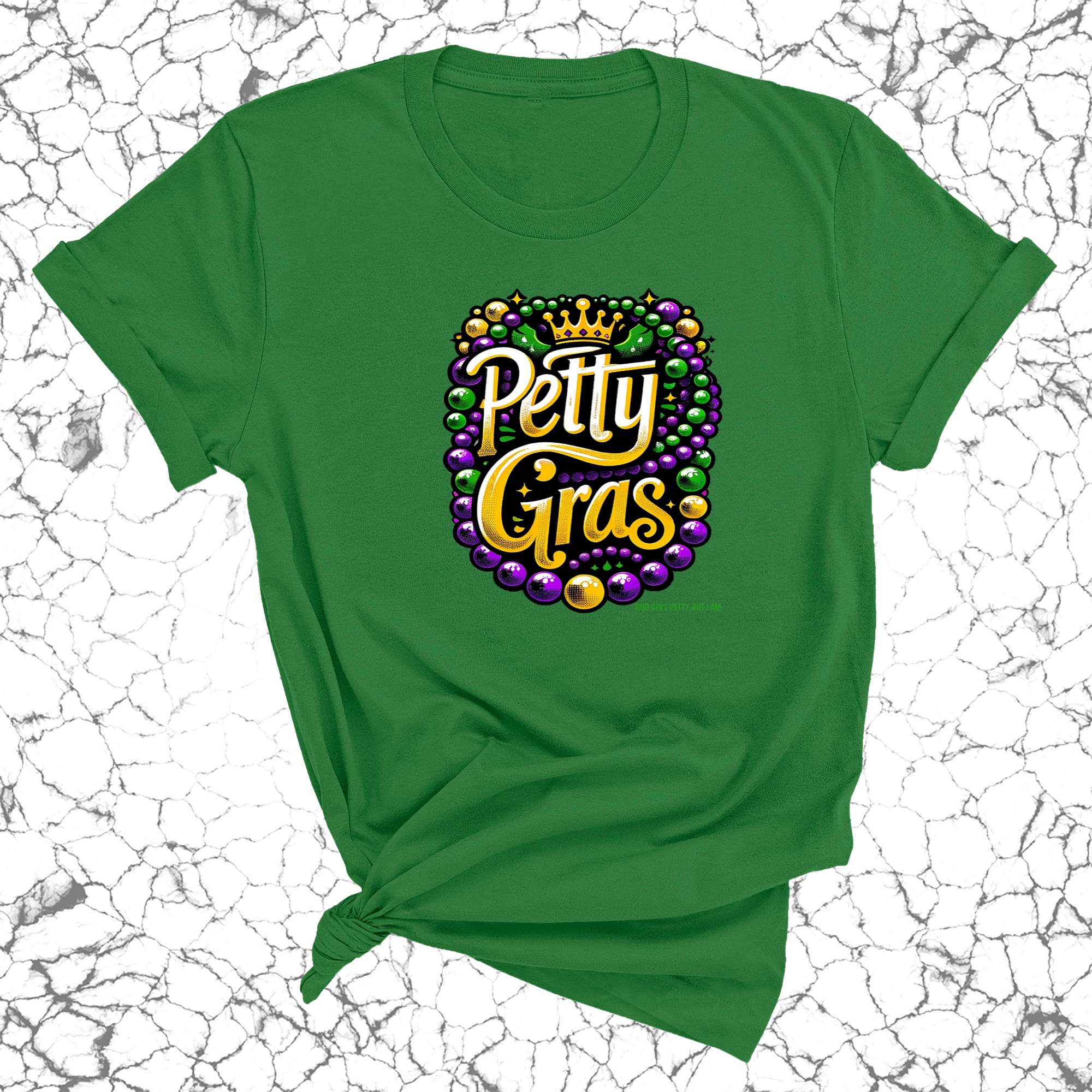 Petty Gras Unisex Tee-T-Shirt-The Original God Ain't Petty But I Am