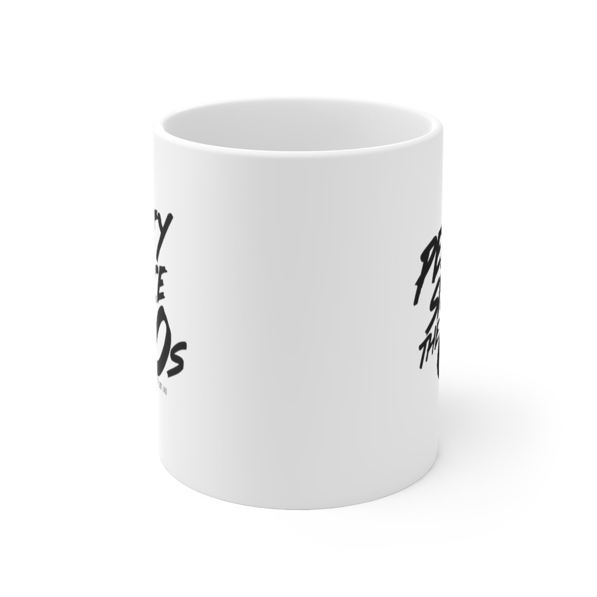 Petty Since the 60s Mug 11oz (White/Black)-Mug-The Original God Ain't Petty But I Am