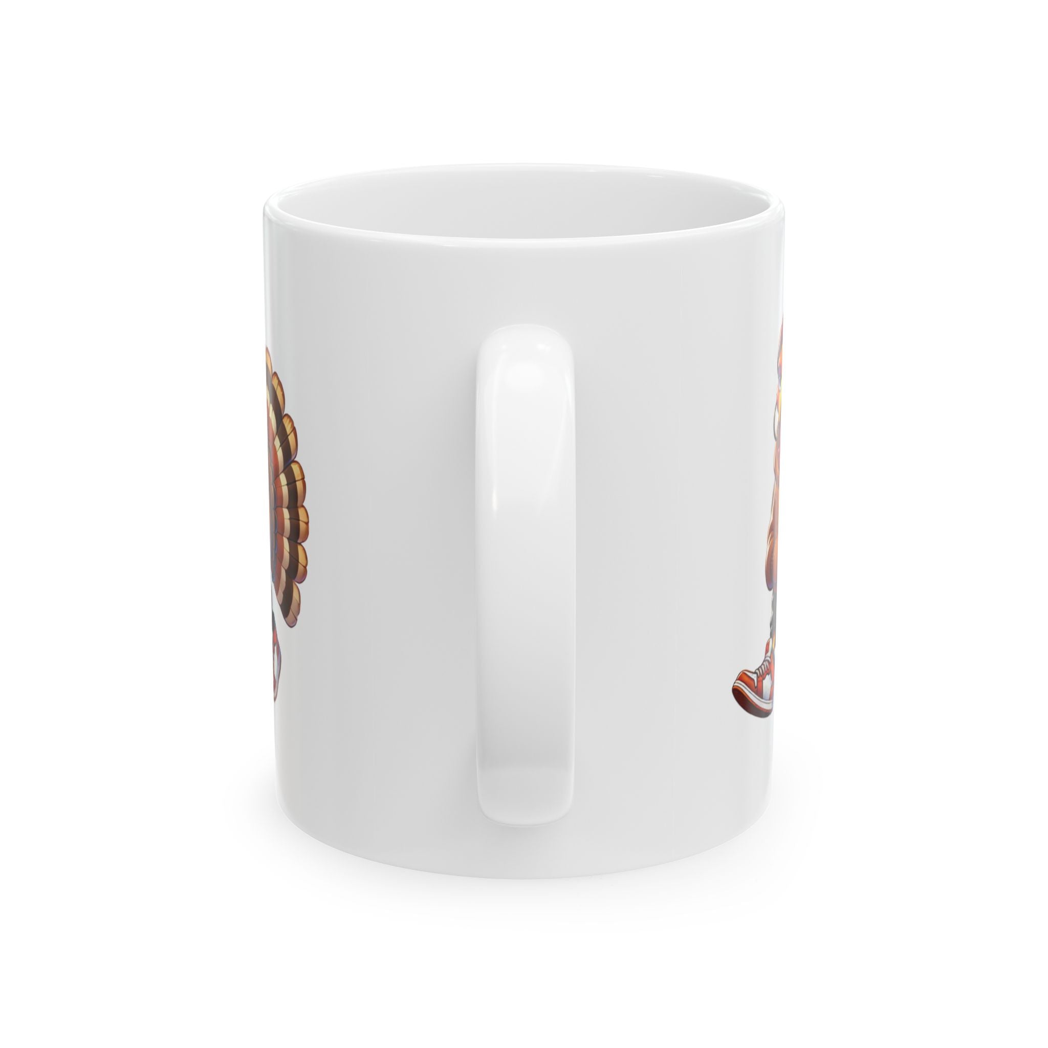 Petty Turkey Mug 11oz (White)-Mug-The Original God Ain't Petty But I Am