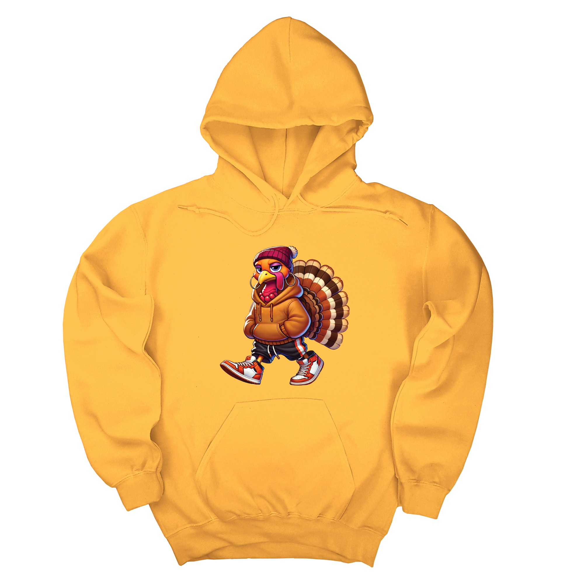 Petty Turkey Unisex Hoodie-Hoodie-The Original God Ain't Petty But I Am