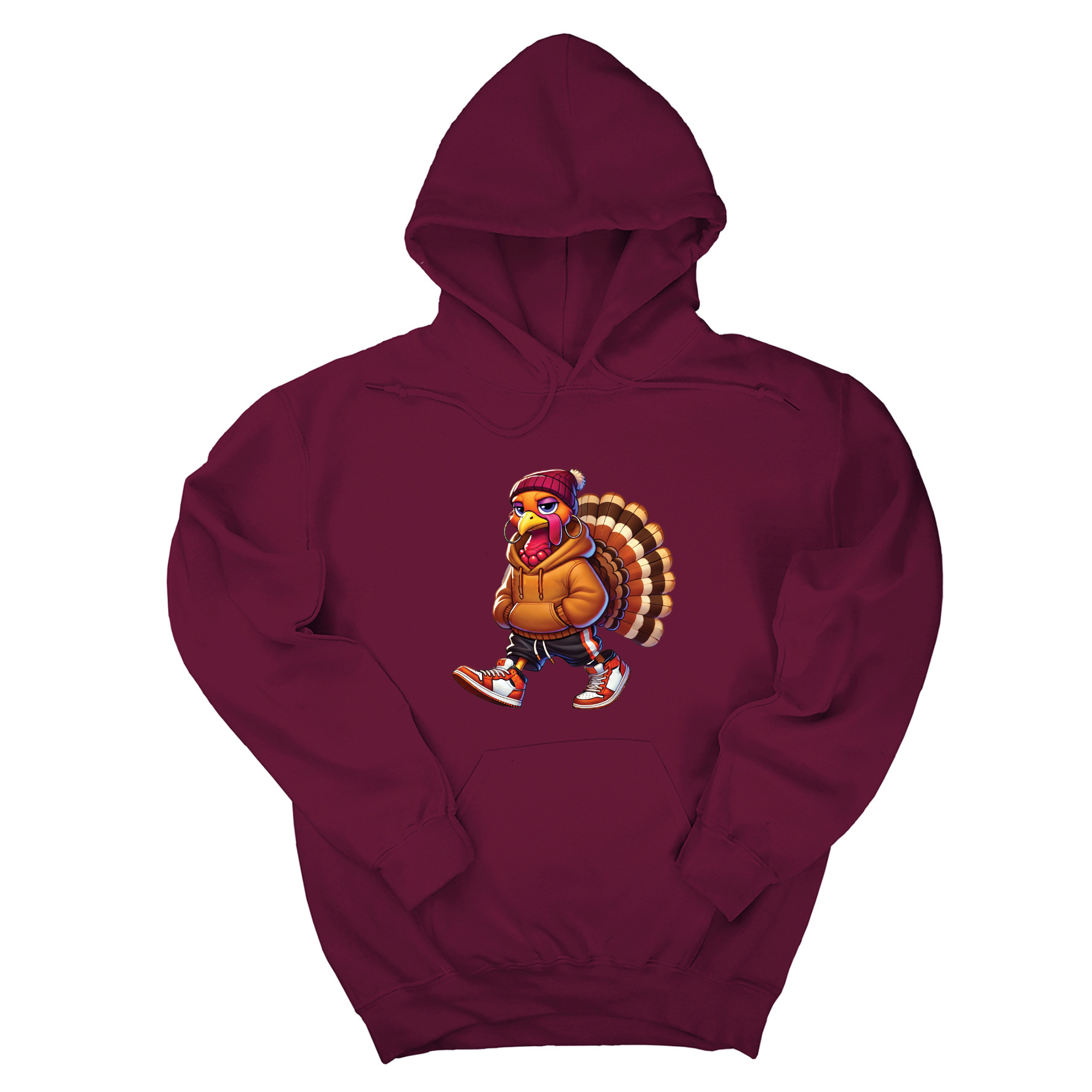 Petty Turkey Unisex Hoodie-Hoodie-The Original God Ain't Petty But I Am