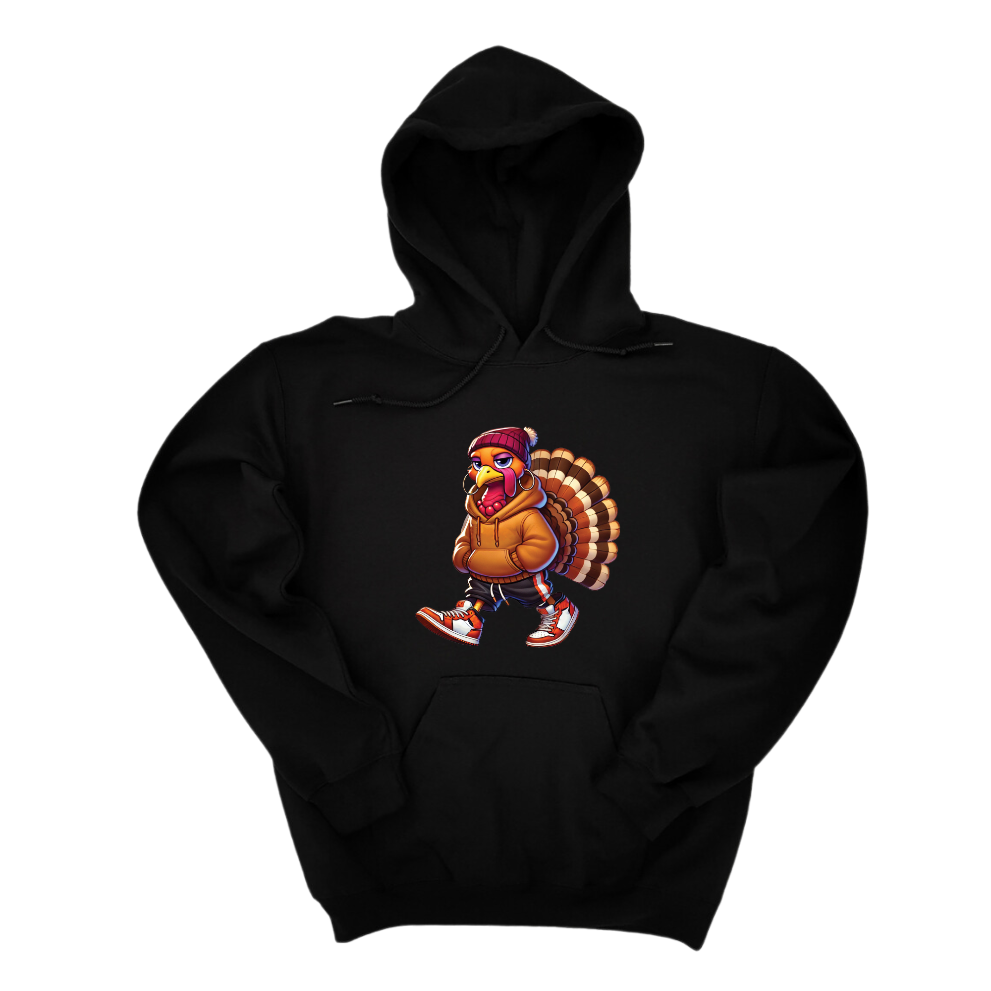 Petty Turkey Unisex Hoodie-Hoodie-The Original God Ain't Petty But I Am