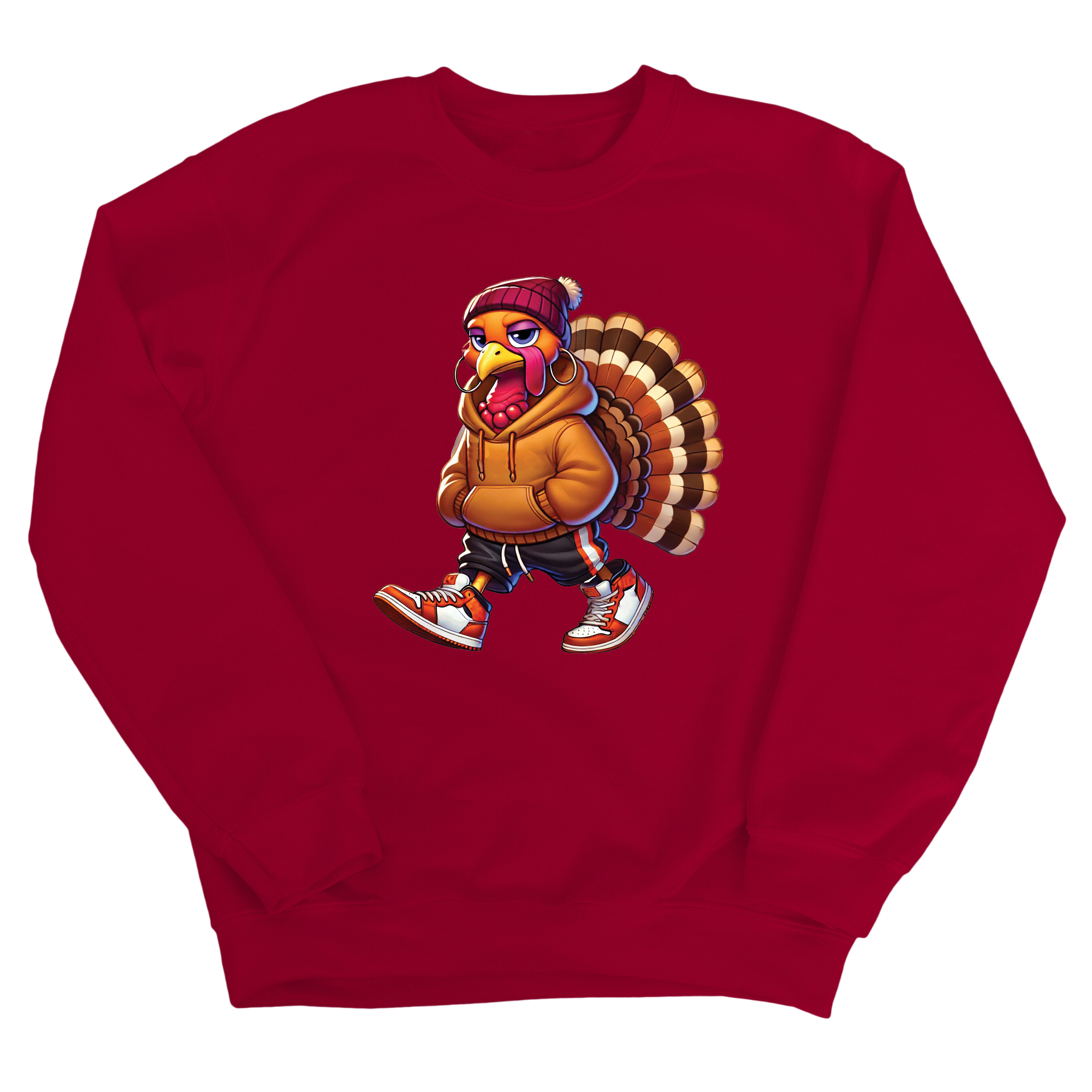 Petty Turkey Unisex Sweatshirt-Sweatshirt-The Original God Ain't Petty But I Am