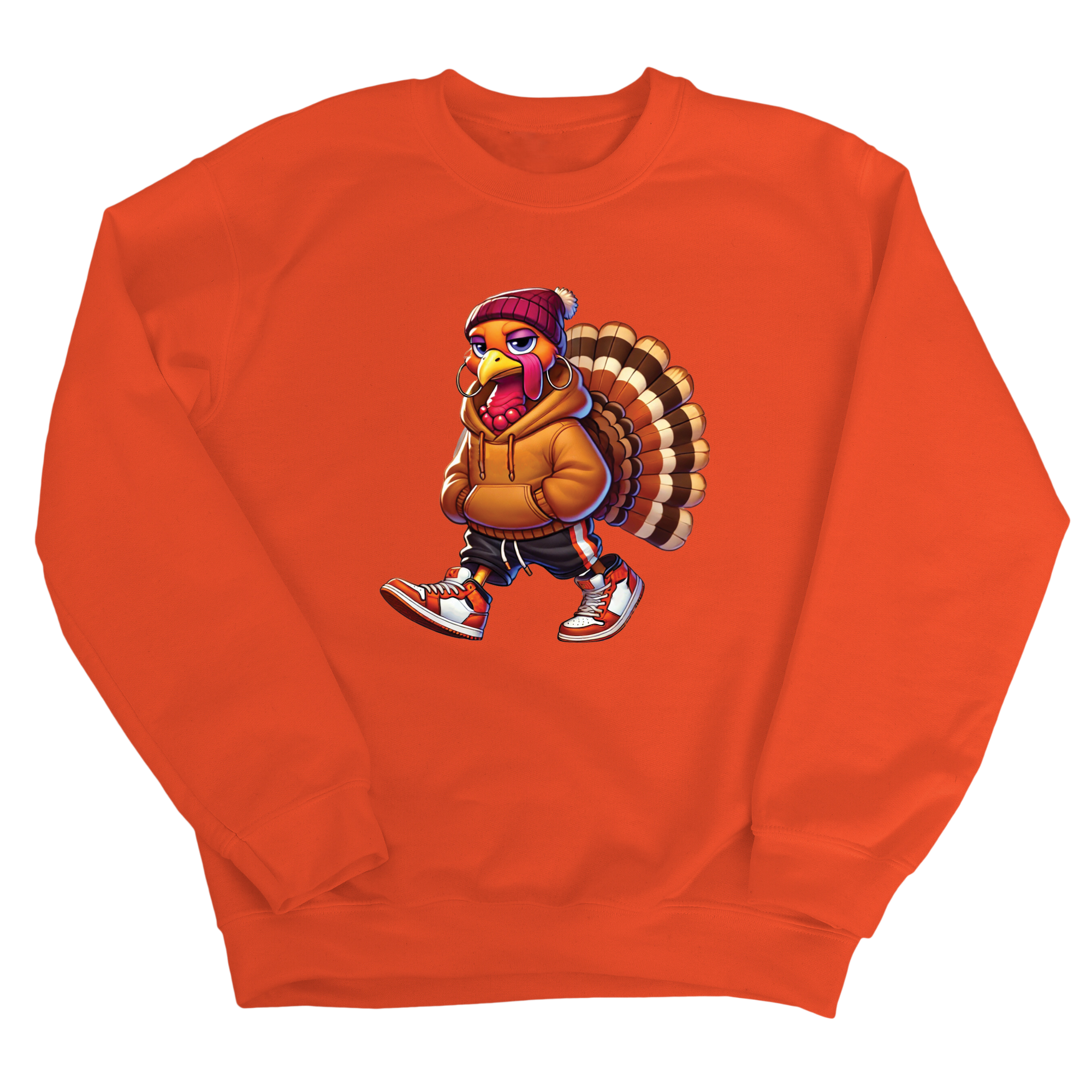 Petty Turkey Unisex Sweatshirt-Sweatshirt-The Original God Ain't Petty But I Am