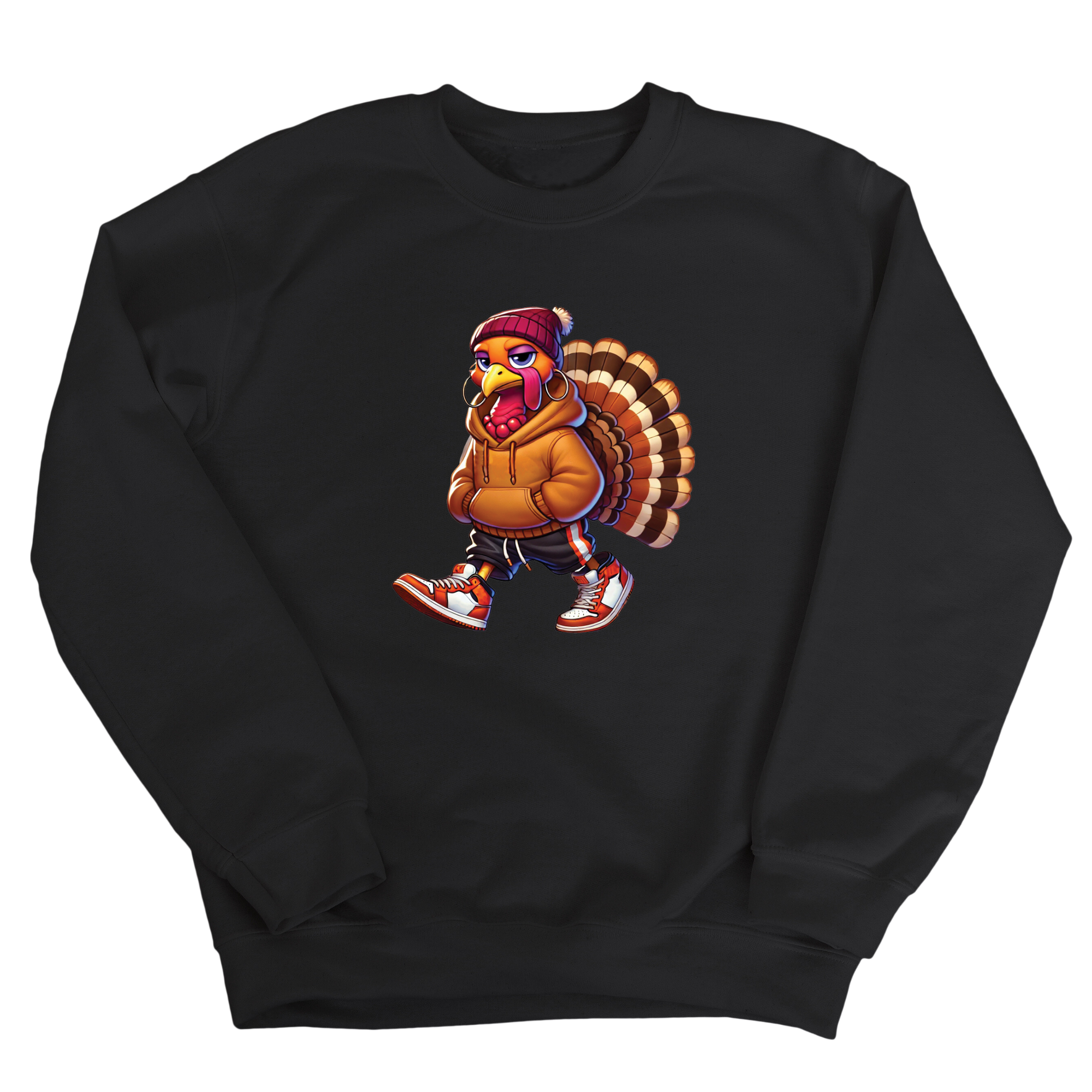 Petty Turkey Unisex Sweatshirt-Sweatshirt-The Original God Ain't Petty But I Am