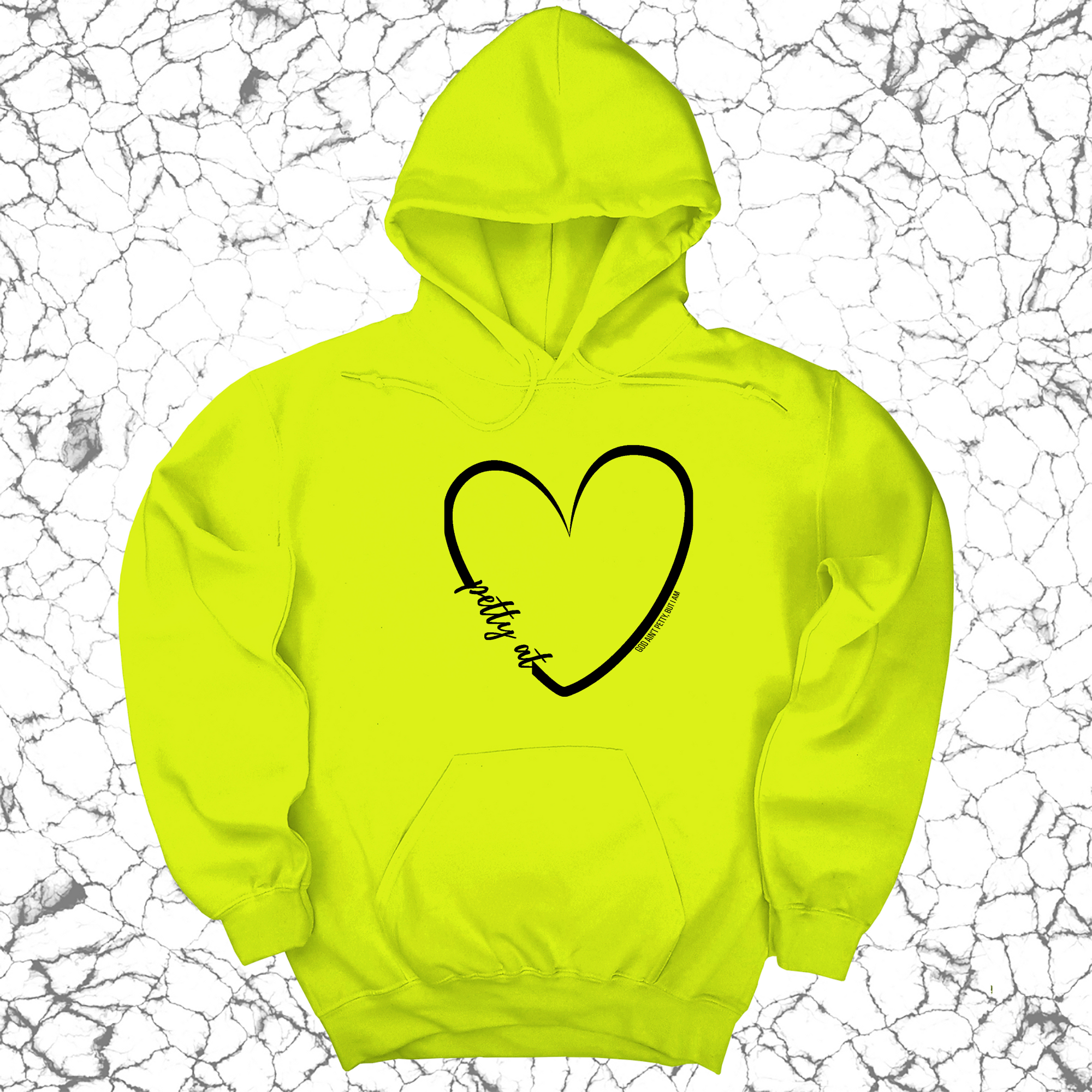 Petty at Heart Unisex Hoodie-Hoodie-The Original God Ain't Petty But I Am