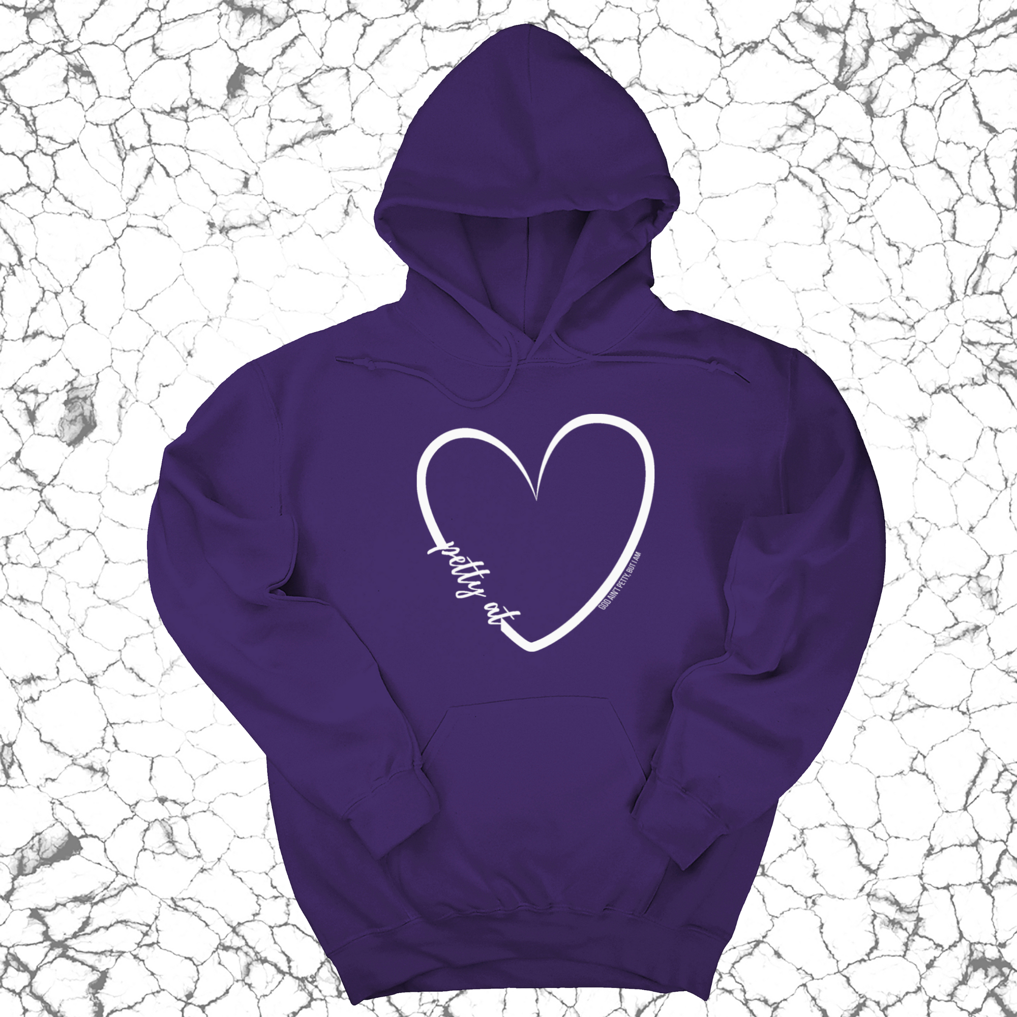 Petty at Heart Unisex Hoodie-Hoodie-The Original God Ain't Petty But I Am