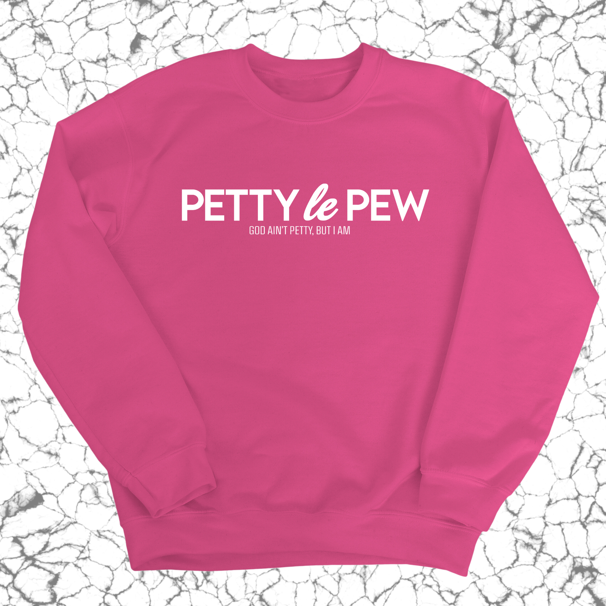 Petty le Pew Unisex Sweatshirt-Sweatshirt-The Original God Ain't Petty But I Am