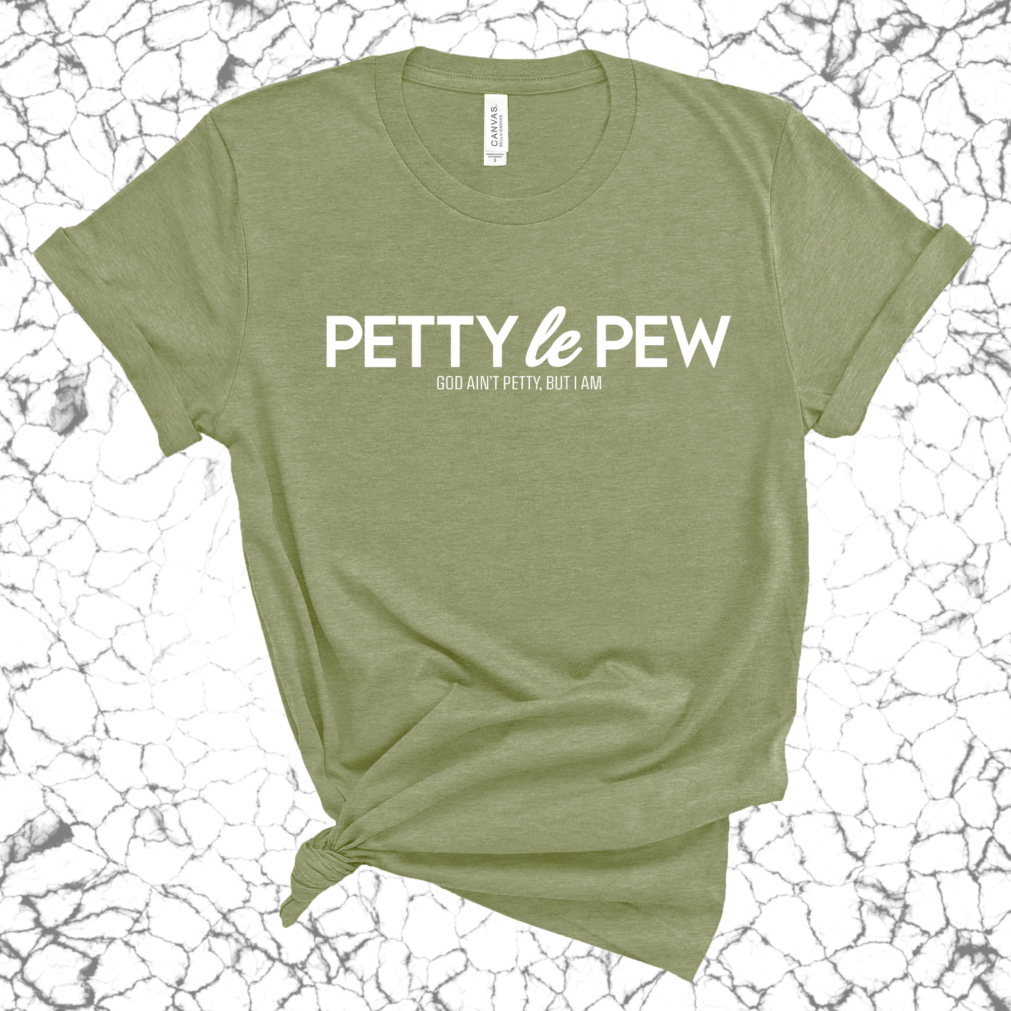 Petty le Pew Unisex Tee-T-Shirt-The Original God Ain't Petty But I Am