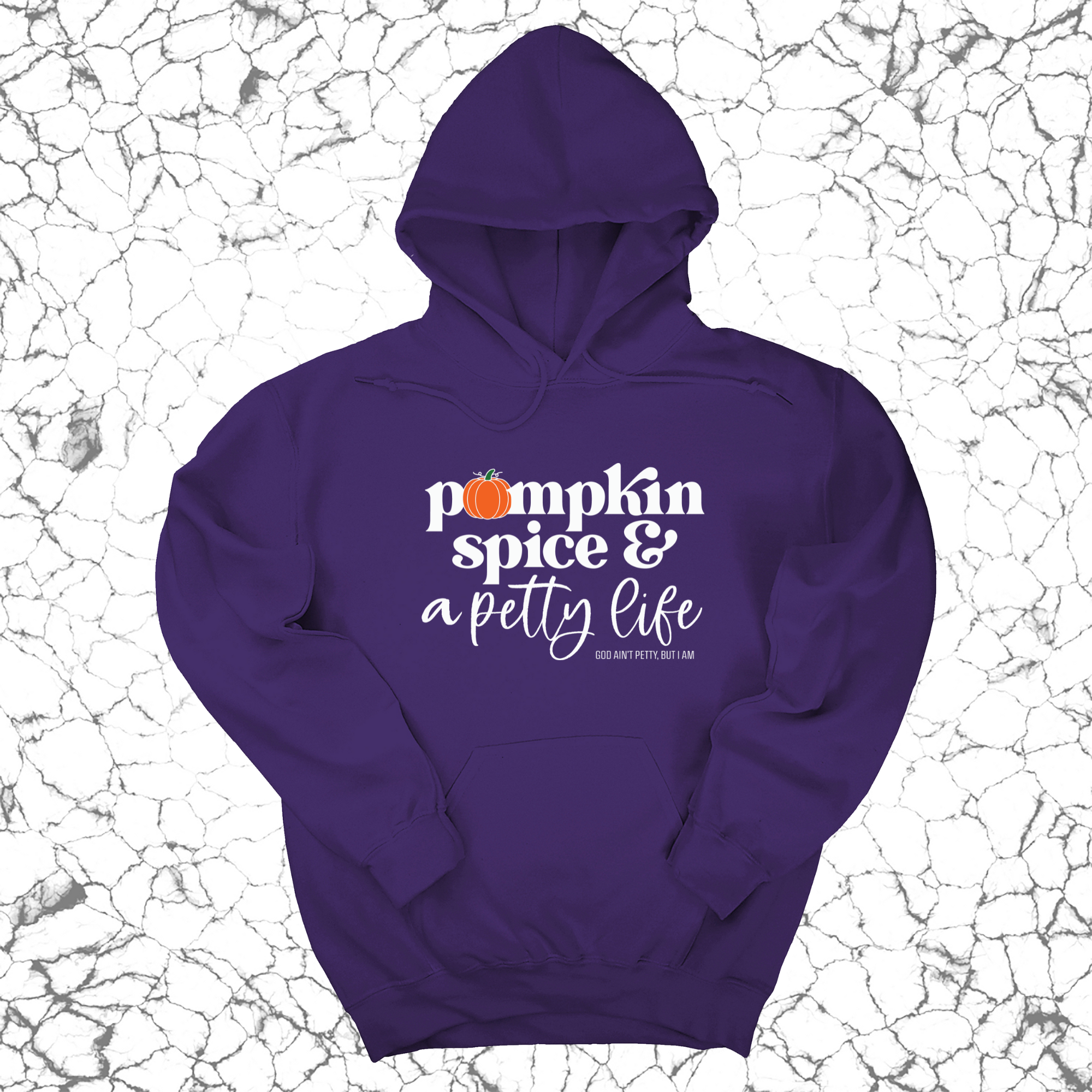 Pumpkin Spice and a Petty life Unisex Hoodie-Hoodie-The Original God Ain't Petty But I Am