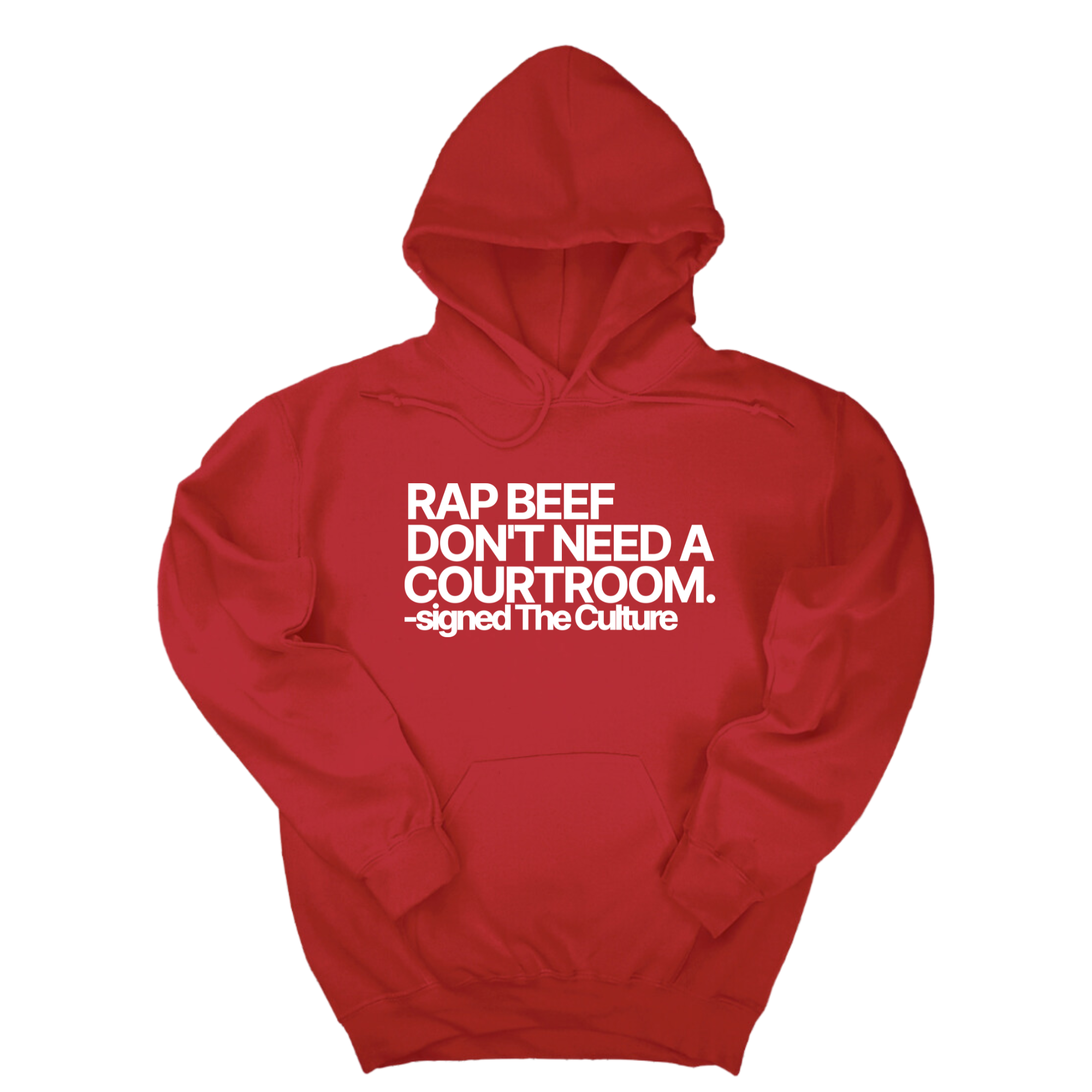 Rap Beef Don't Need a Courtroom Unisex Hoodie-Hoodie-The Original God Ain't Petty But I Am