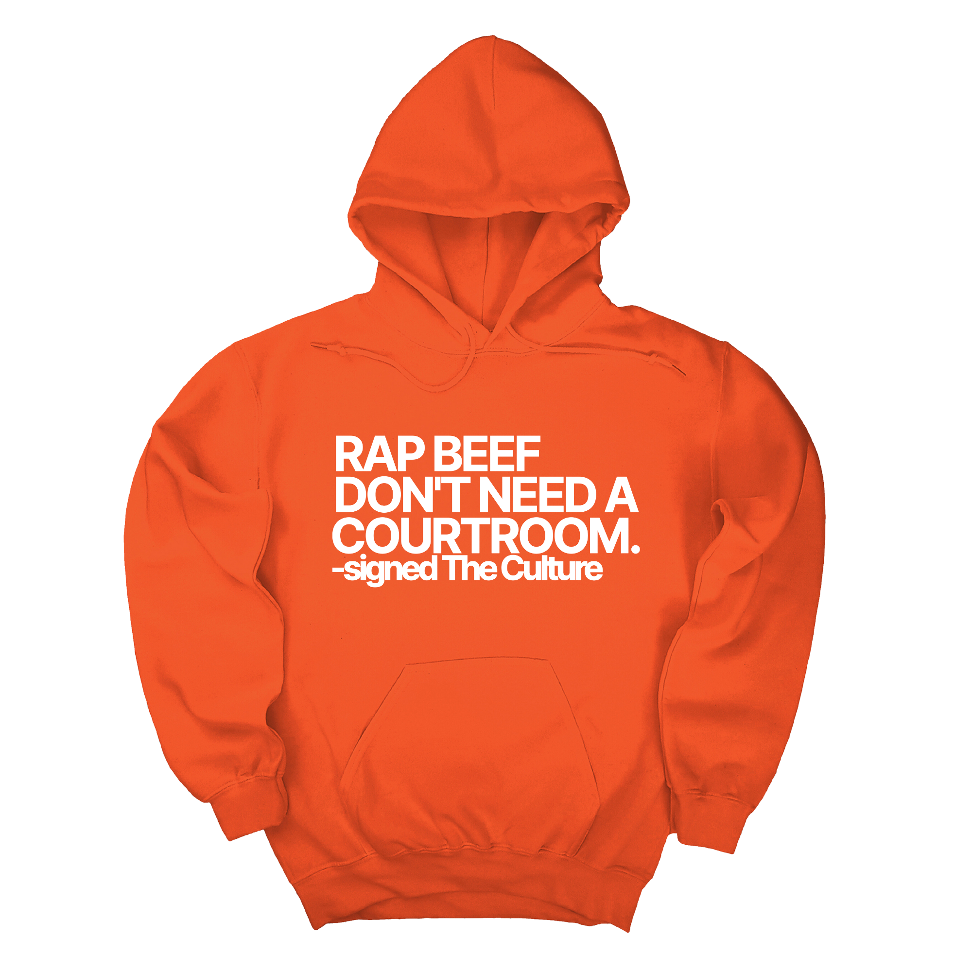 Rap Beef Don't Need a Courtroom Unisex Hoodie-Hoodie-The Original God Ain't Petty But I Am