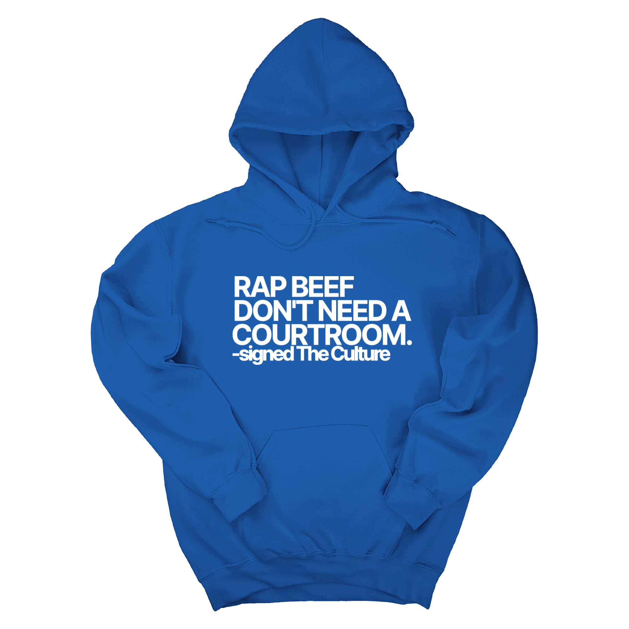 Rap Beef Don't Need a Courtroom Unisex Hoodie-Hoodie-The Original God Ain't Petty But I Am