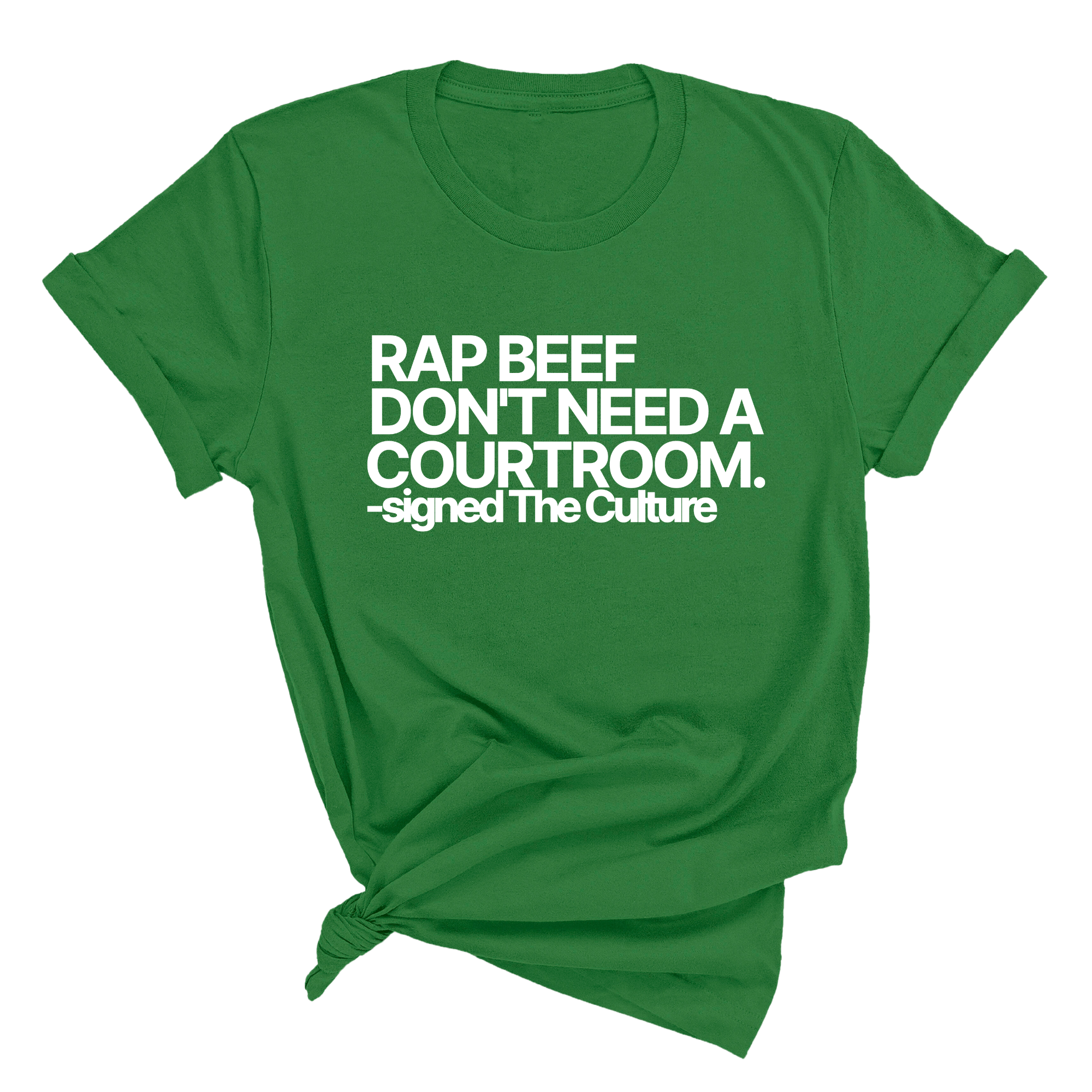 Rap Beef Don't Need a Courtroom Unisex Tee-T-Shirt-The Original God Ain't Petty But I Am