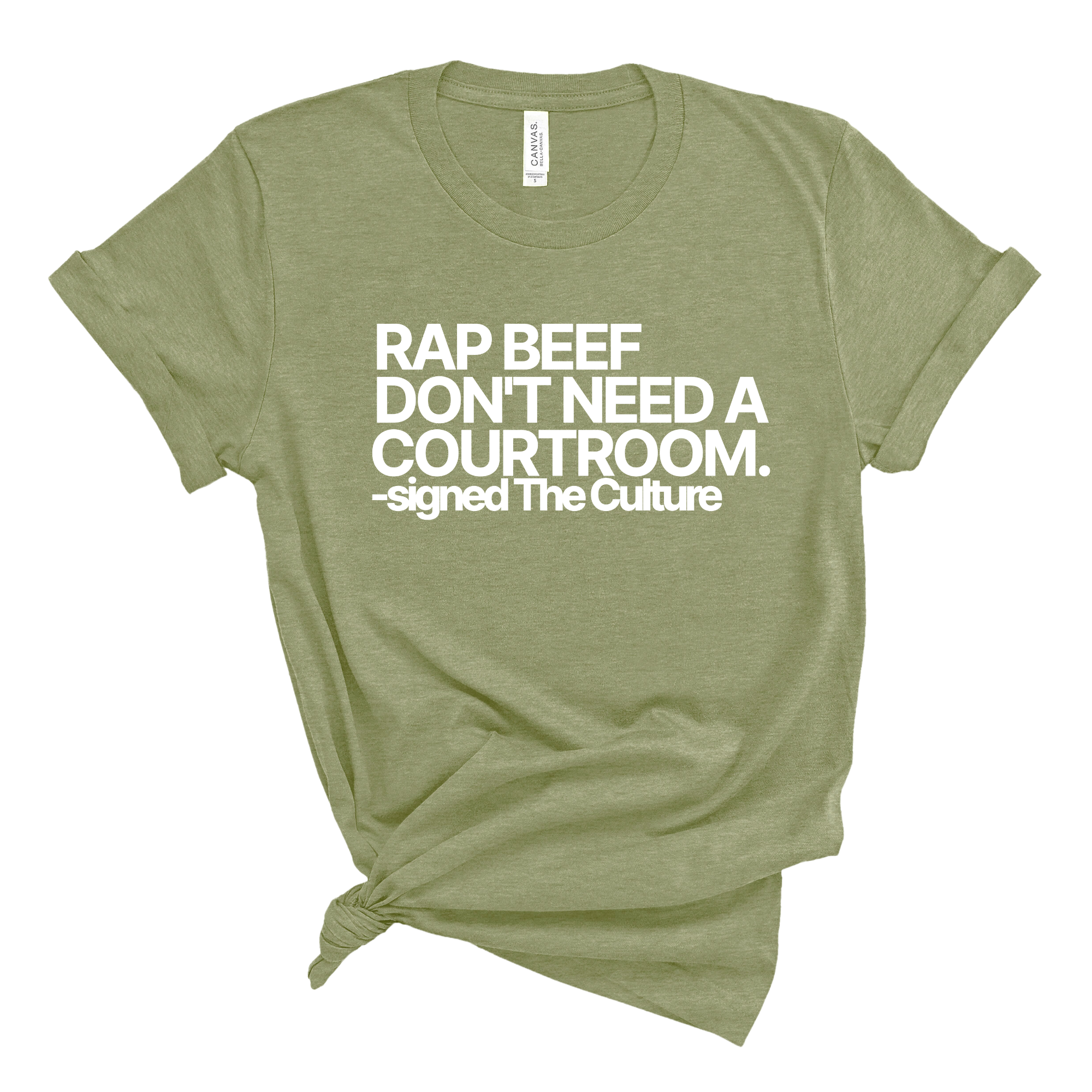 Rap Beef Don't Need a Courtroom Unisex Tee-T-Shirt-The Original God Ain't Petty But I Am