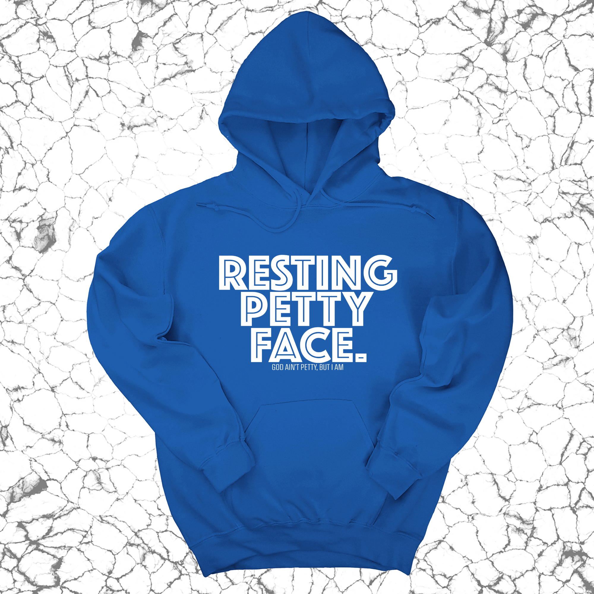 Resting Petty Face Unisex Hoodie-Hoodie-The Original God Ain't Petty But I Am