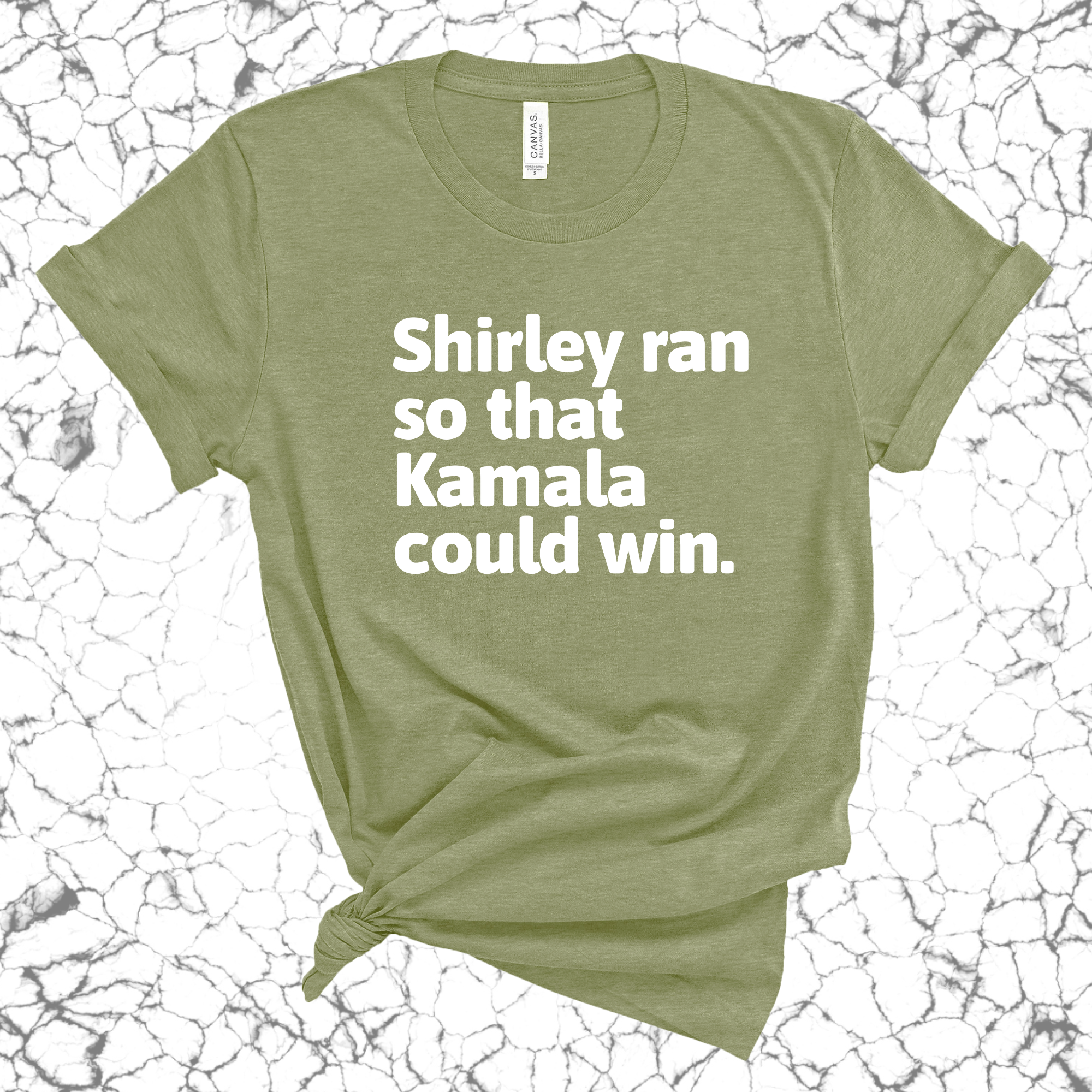 Shirley ran so that Kamala could win World Unisex Tee-T-Shirt-The Original God Ain't Petty But I Am