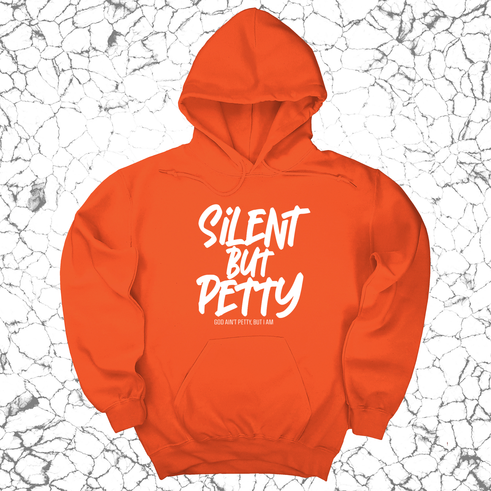 Silent but Petty Unisex Hoodie-Hoodie-The Original God Ain't Petty But I Am