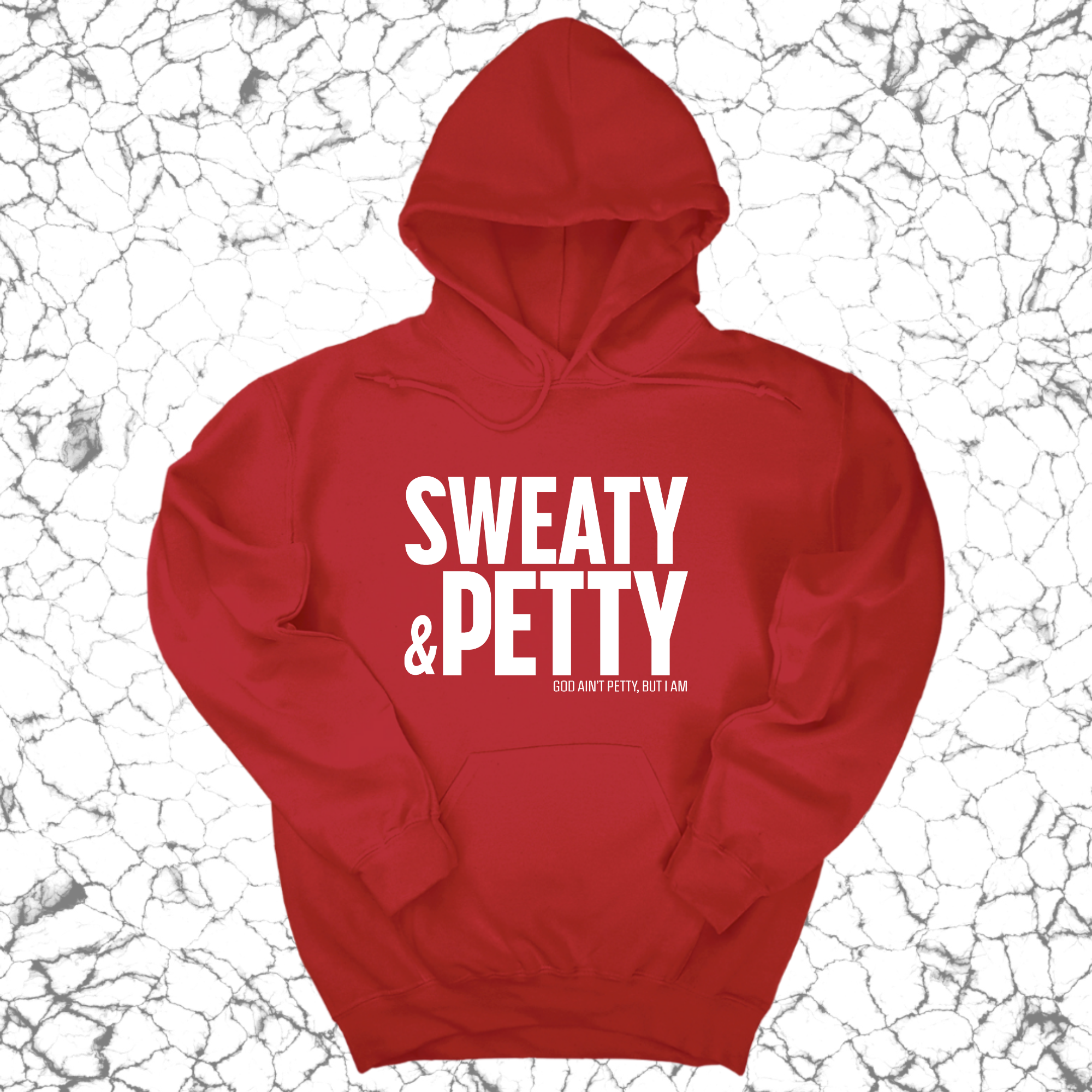 Sweaty and Petty Unisex Hoodie-Hoodie-The Original God Ain't Petty But I Am