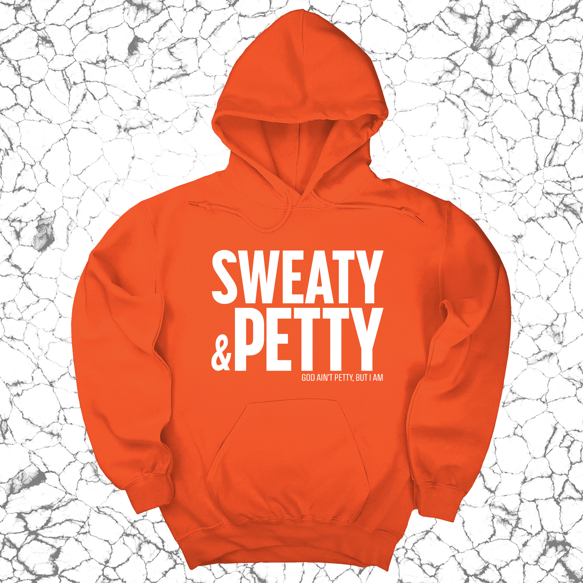 Sweaty and Petty Unisex Hoodie-Hoodie-The Original God Ain't Petty But I Am