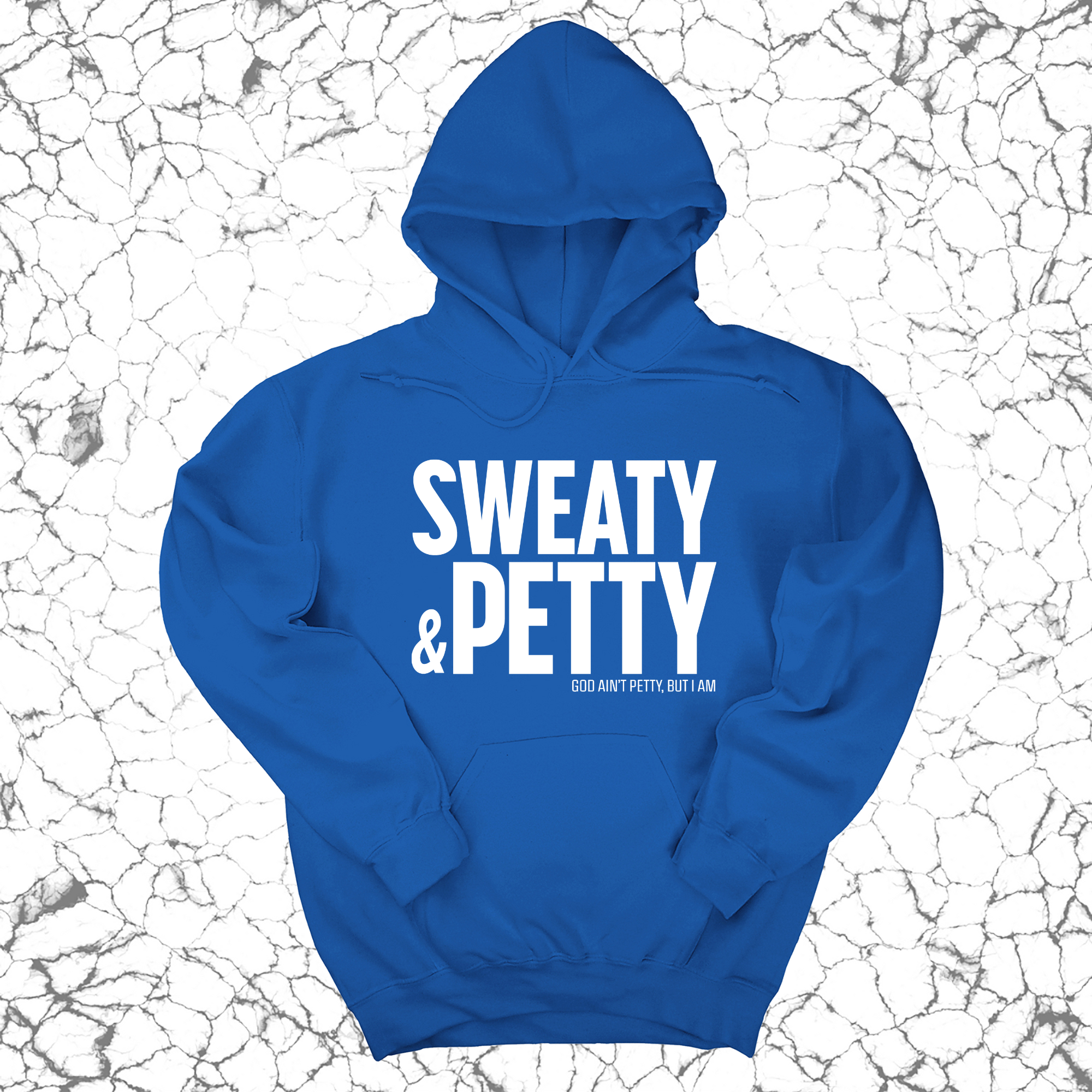 Sweaty and Petty Unisex Hoodie-Hoodie-The Original God Ain't Petty But I Am