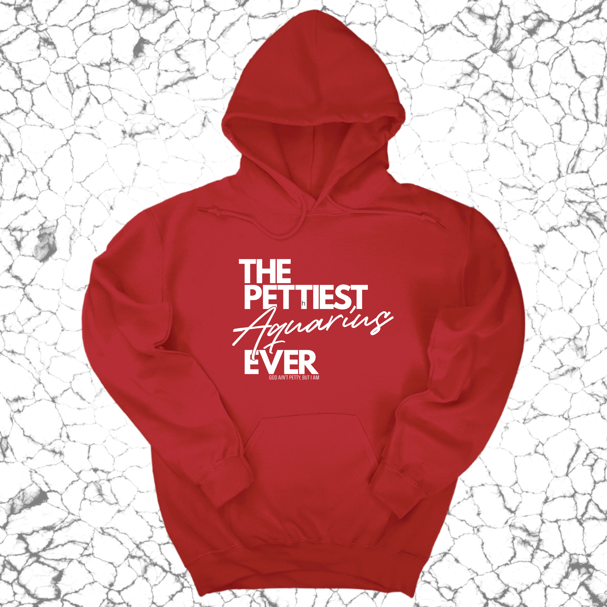 The Pettiest Aquarius Ever Unisex Hoodie-Hoodie-The Original God Ain't Petty But I Am