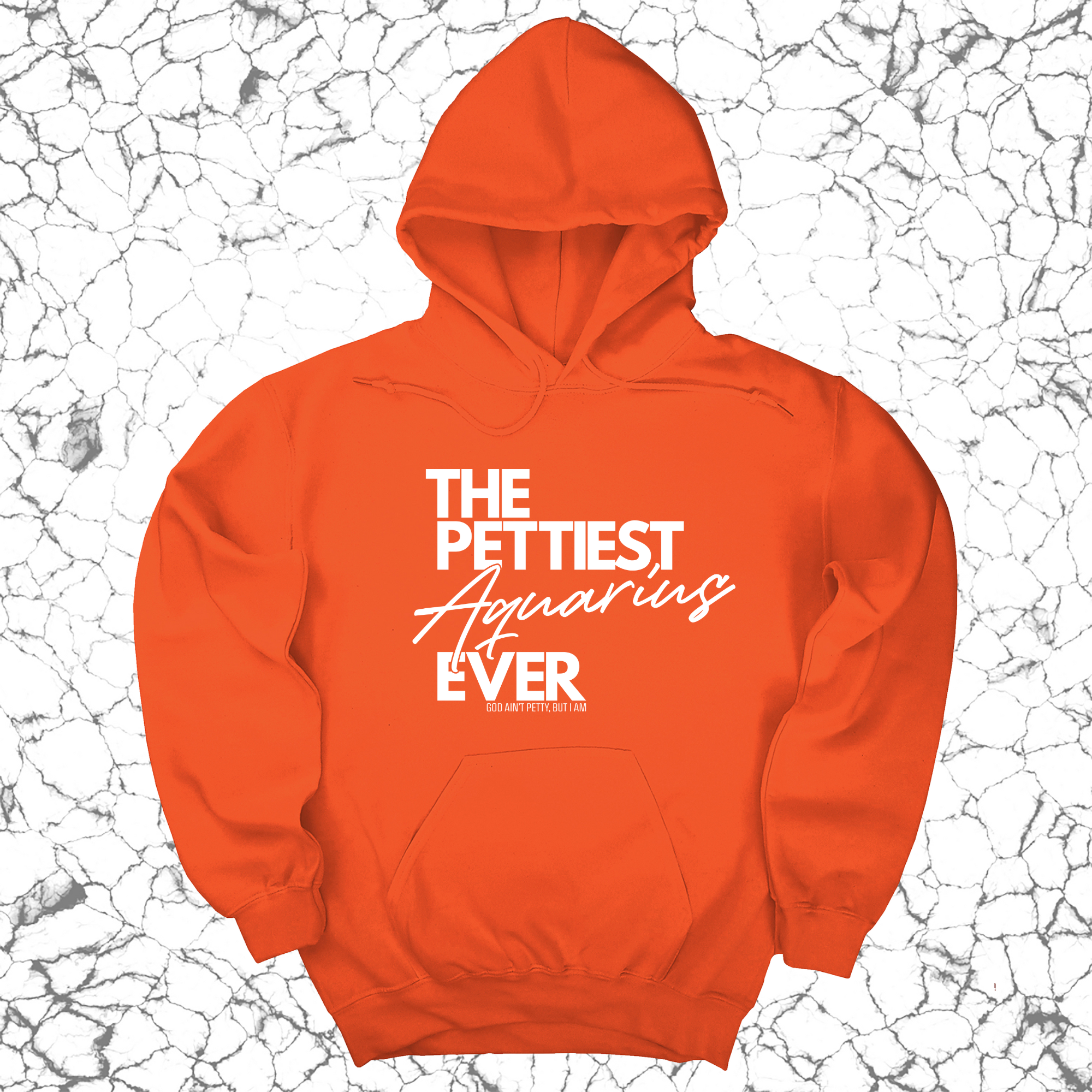 The Pettiest Aquarius Ever Unisex Hoodie-Hoodie-The Original God Ain't Petty But I Am