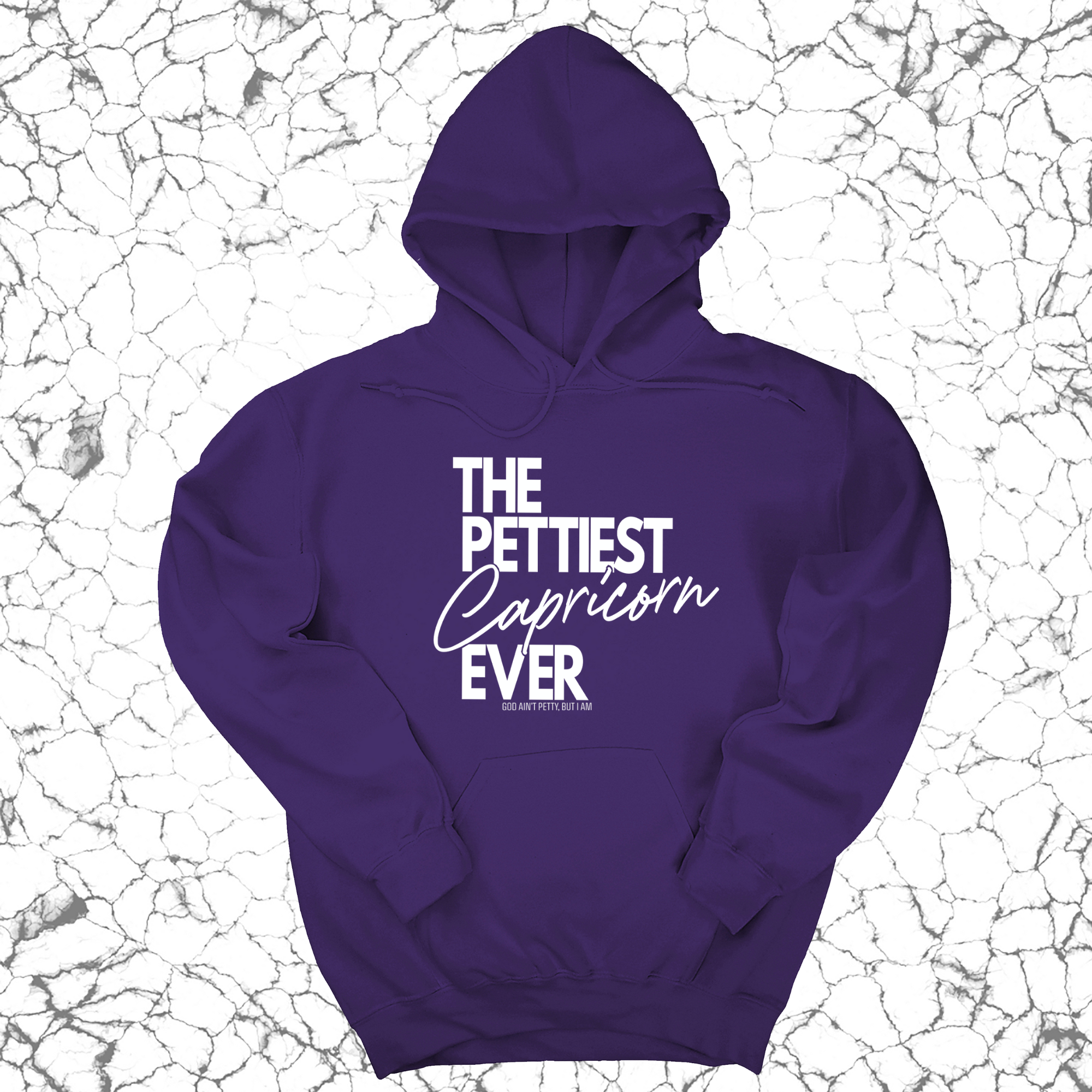 The Pettiest Capricorn Ever Unisex Hoodie-Hoodie-The Original God Ain't Petty But I Am