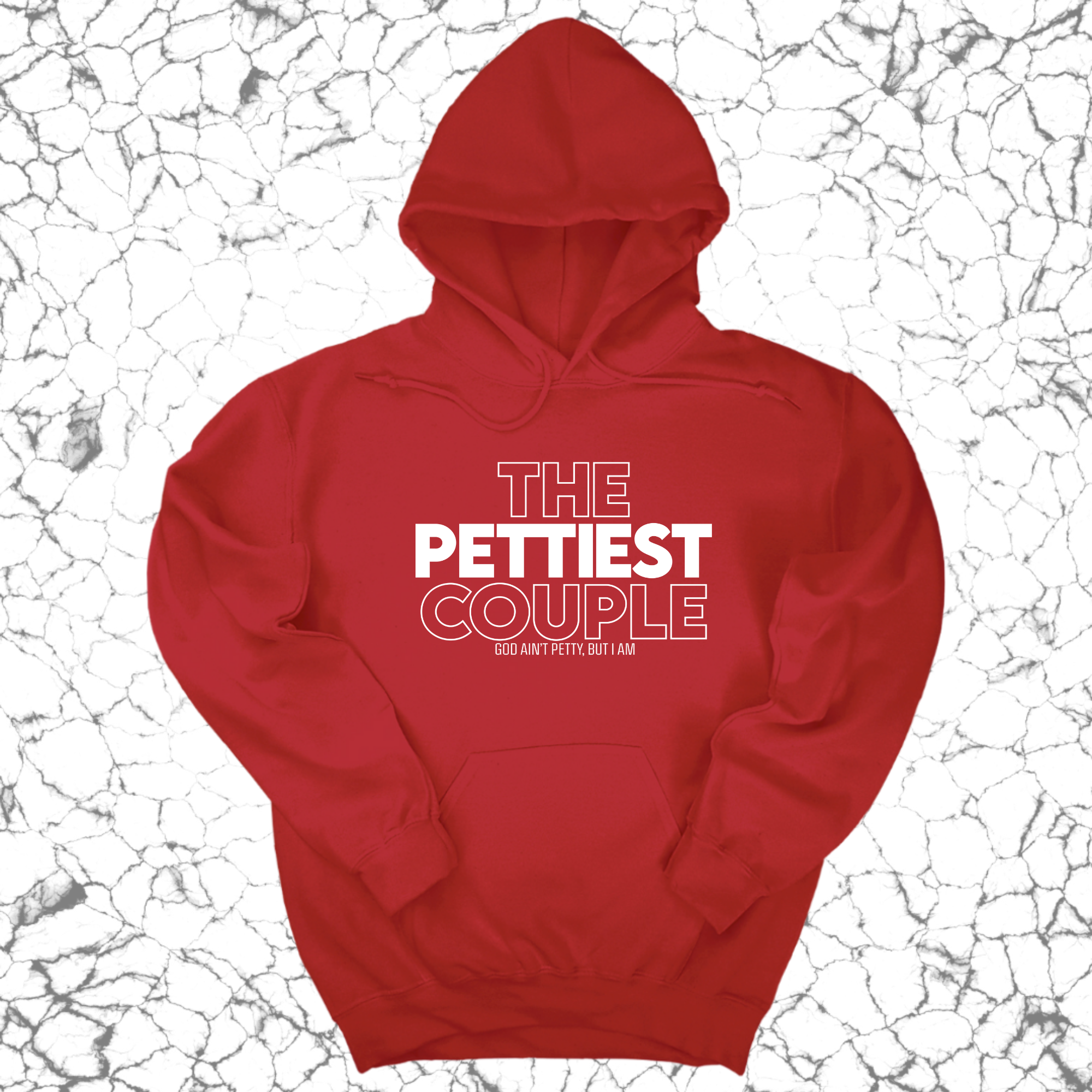 The Pettiest Couple Unisex Hoodie-Hoodie-The Original God Ain't Petty But I Am