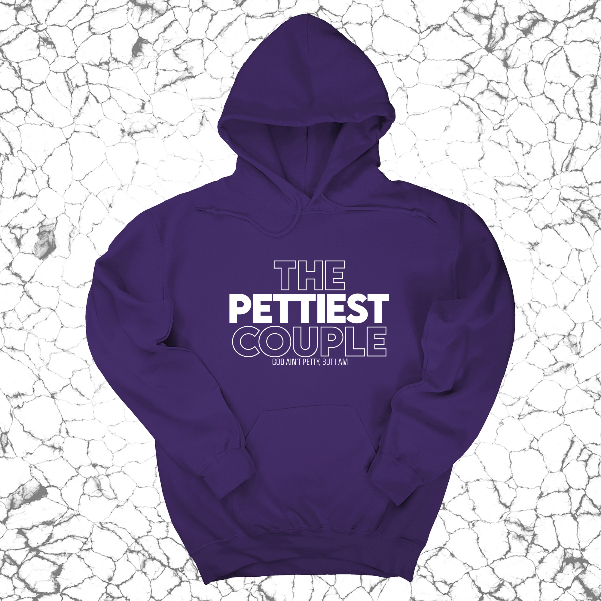 The Pettiest Couple Unisex Hoodie-Hoodie-The Original God Ain't Petty But I Am