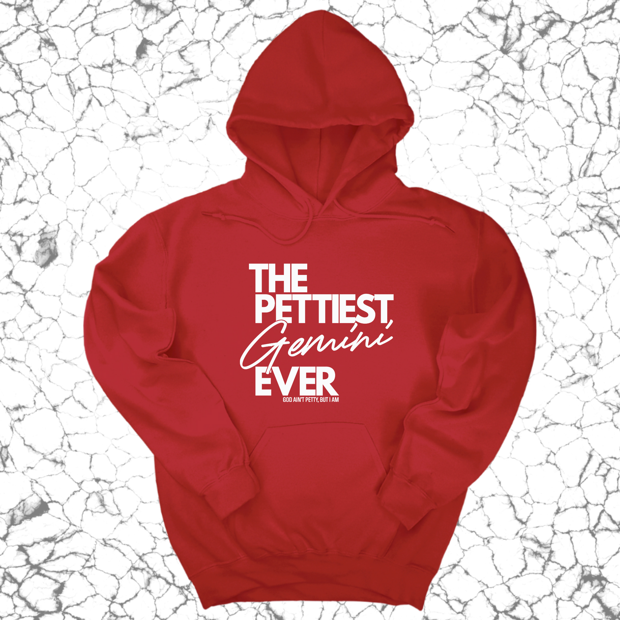 The Pettiest Gemini Ever Unisex Hoodie-Hoodie-The Original God Ain't Petty But I Am